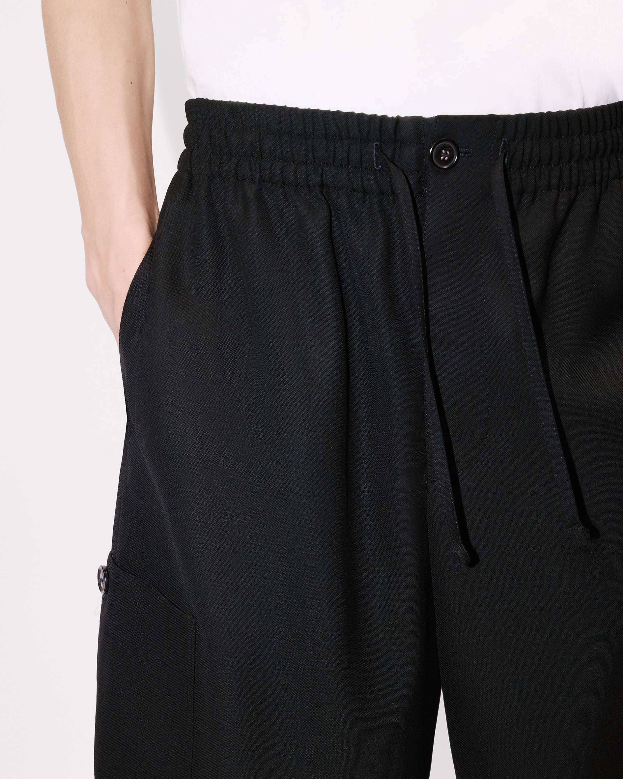 Kenzo Cargo Jogpants In Virgin Wool