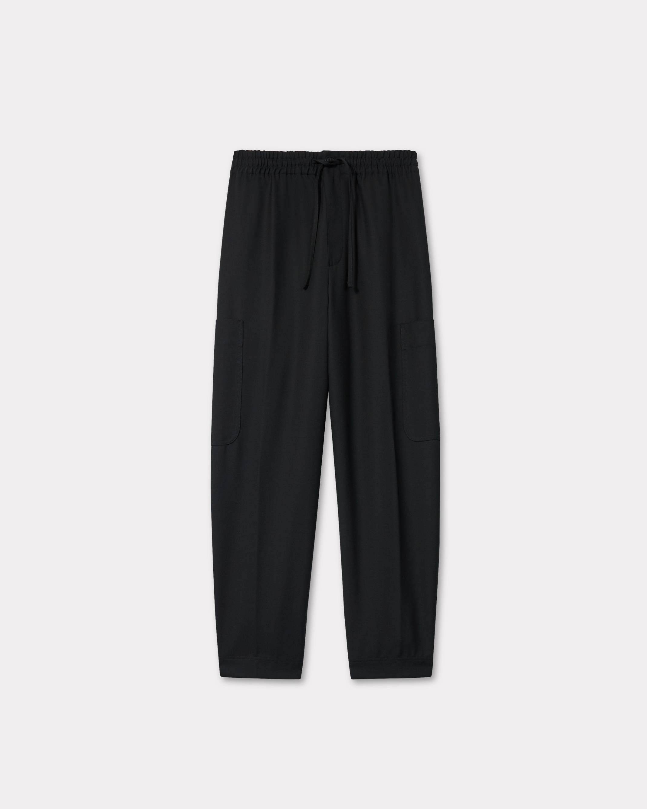 Kenzo Cargo Jogpants In Virgin Wool