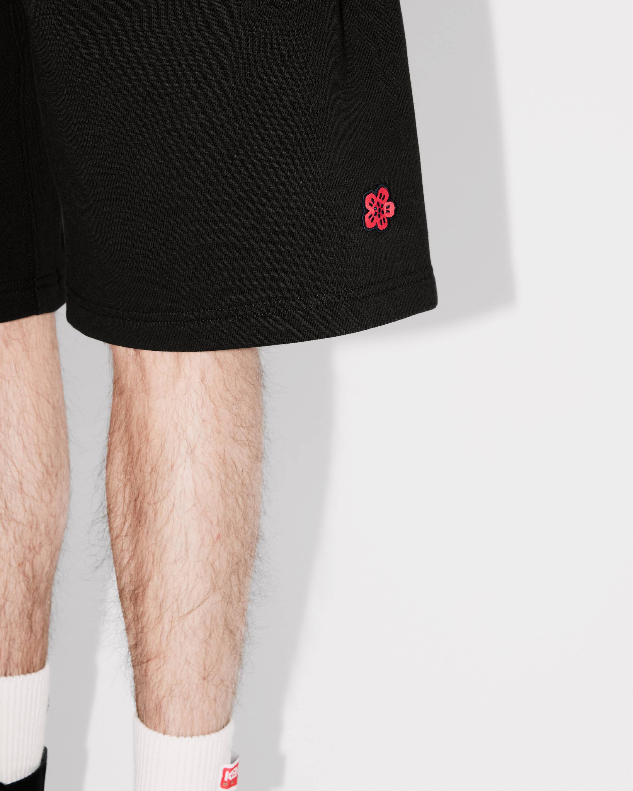 Kenzo Boke Flower Embroidered Shorts In Cotton