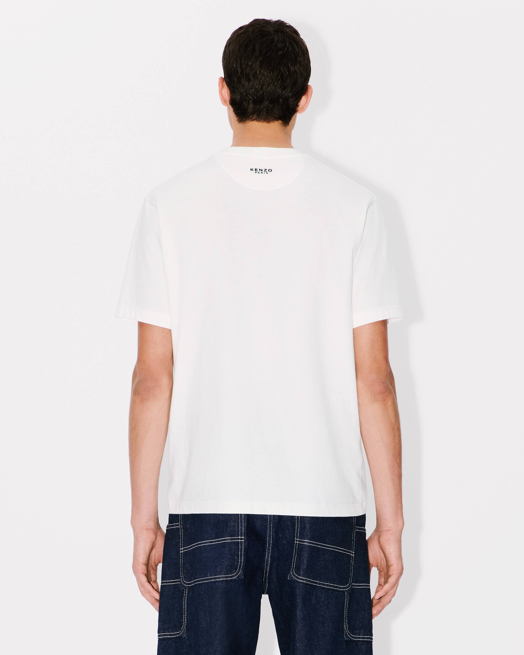 Kenzo Boke Flower Embroidered Tshirt In Cotton