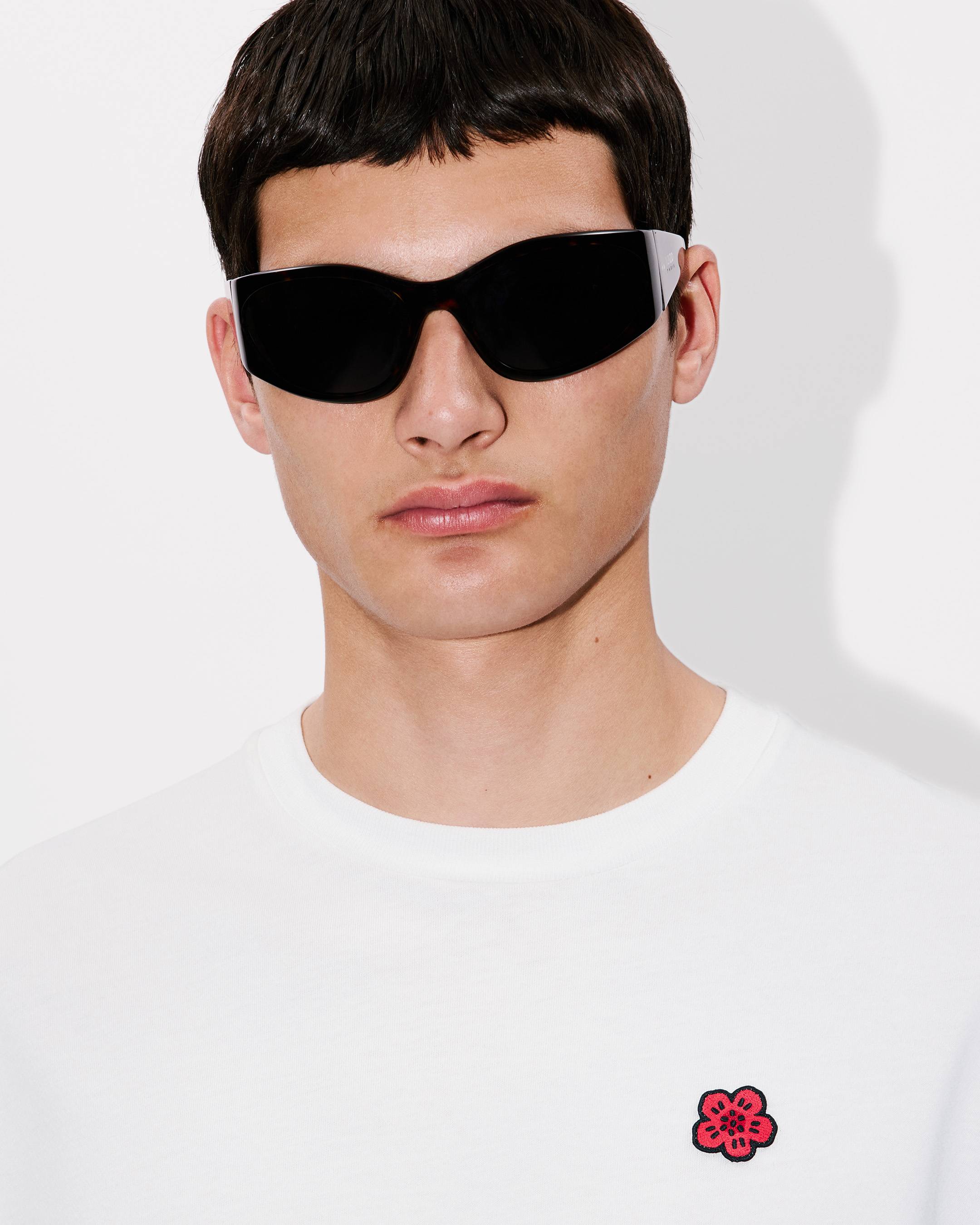 Kenzo Boke Flower Embroidered Tshirt In Cotton