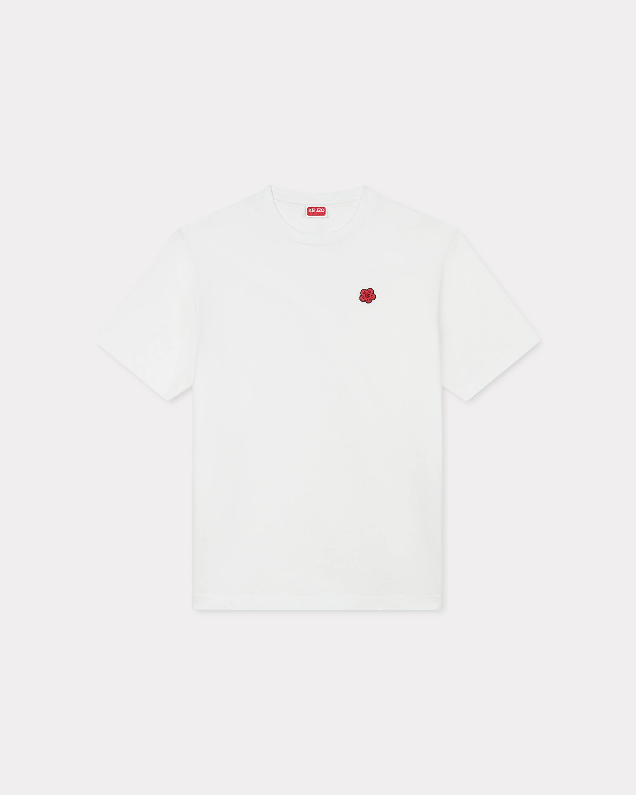 Kenzo Boke Flower Embroidered Tshirt In Cotton
