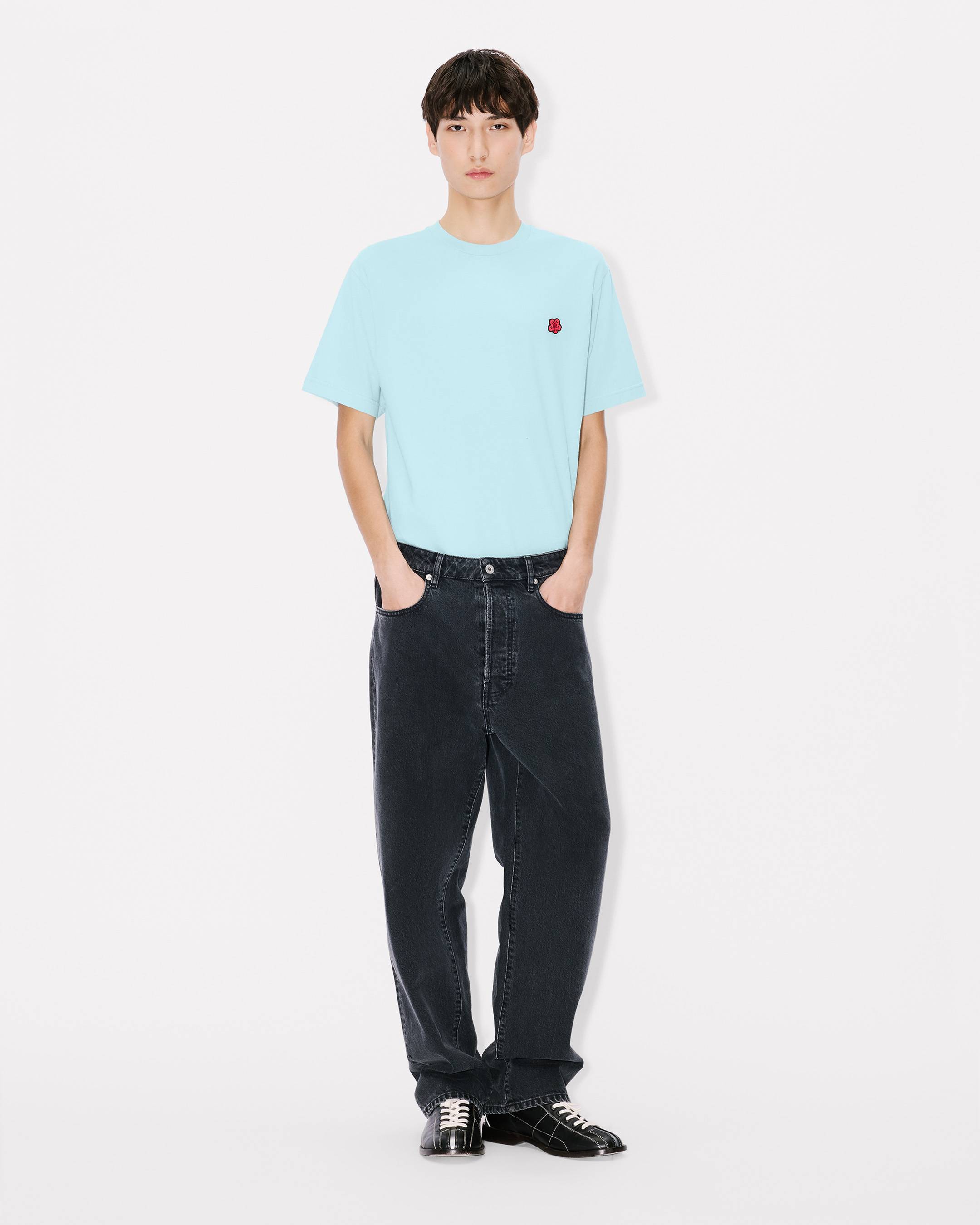 Kenzo Boke Flower Embroidered Tshirt In Cotton