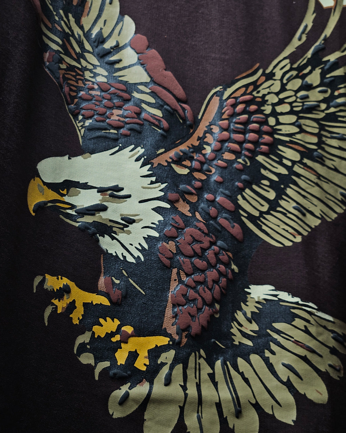 MOCHA BROWN EAGLE T-SHIRT