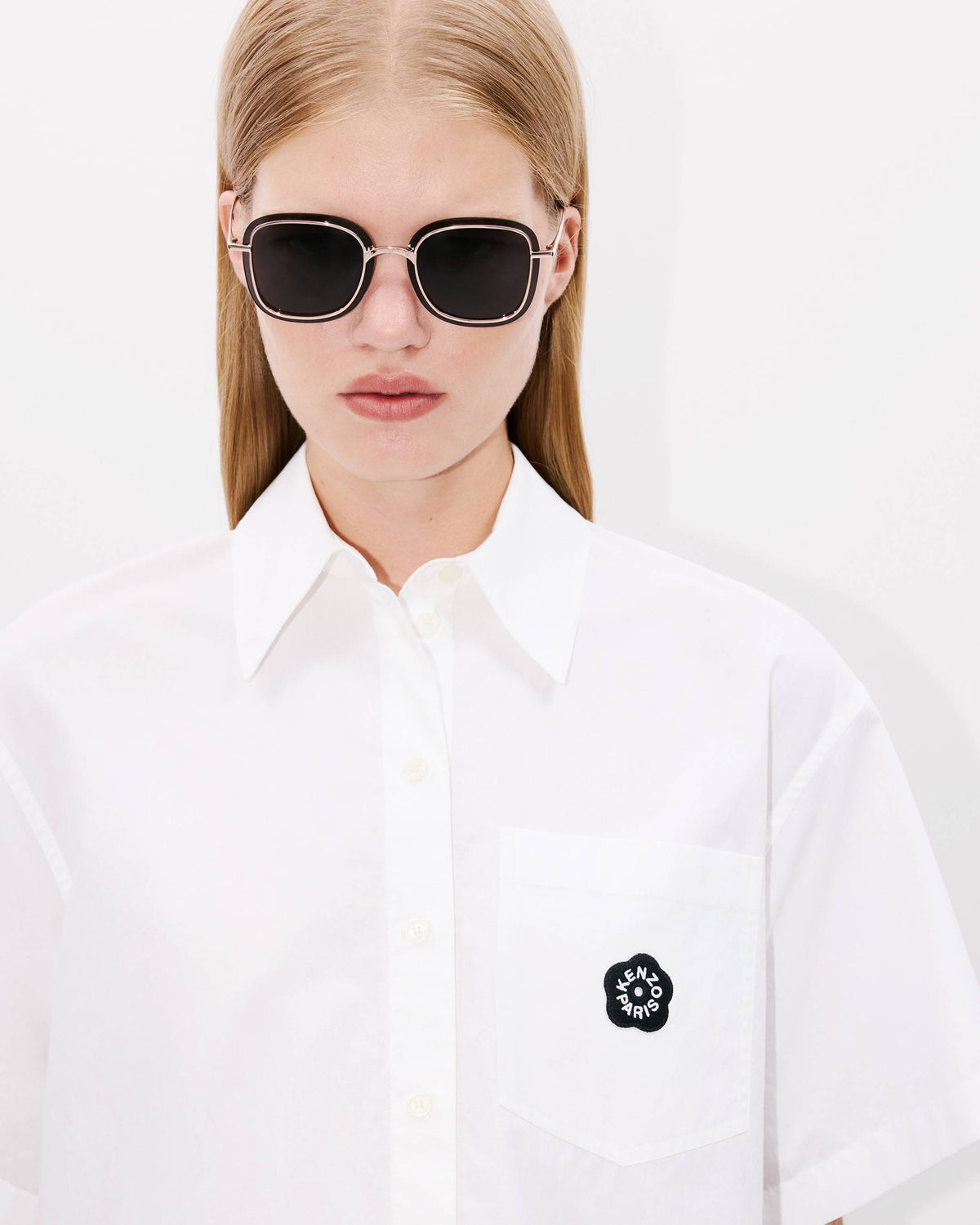 Kenzo Boke Flower 20 Shirt In Cotton Poplin Women's