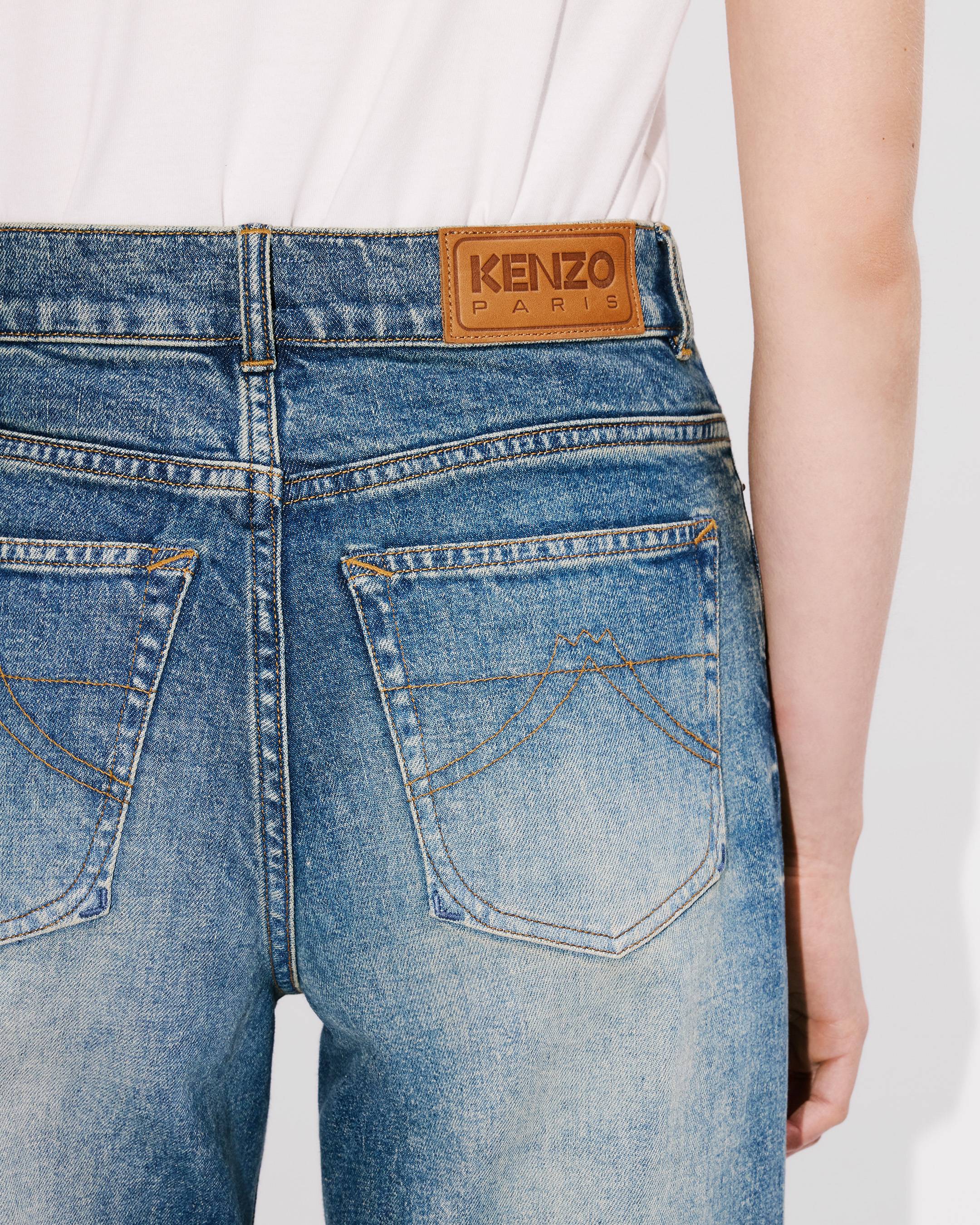 Kenzo Ayame Wide Jeans In Stretch Japanese Denim Women's