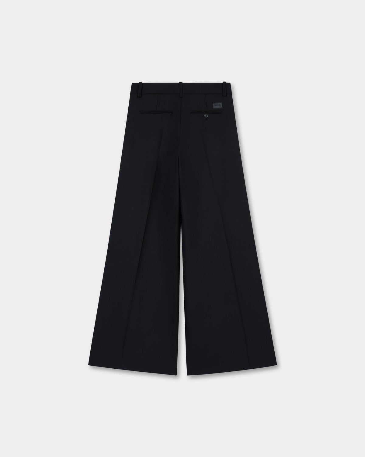 Kenzo Wide Leg Pants In Virgin Wool Women's
