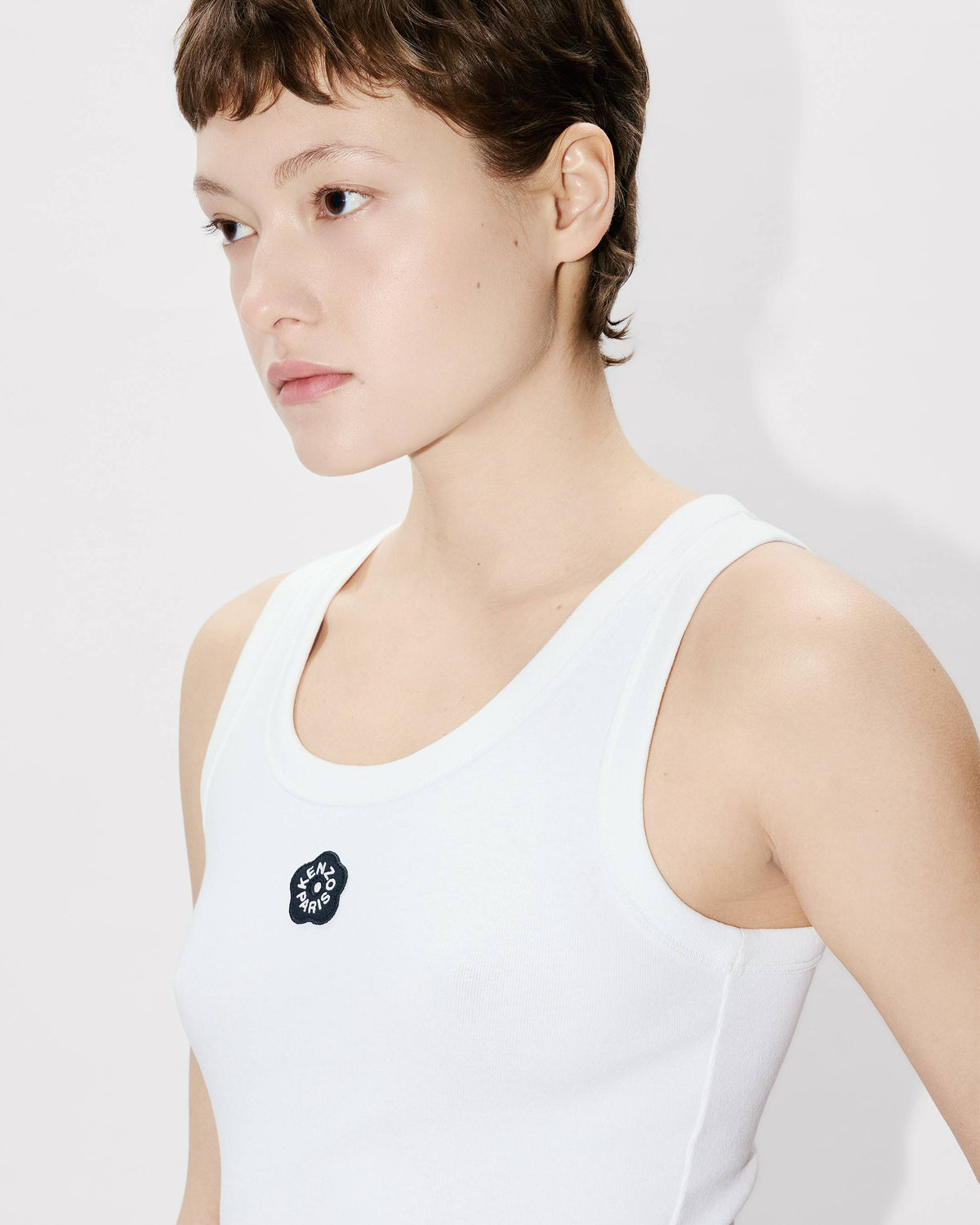 Kenzo Boke Flower 20 Embroidered Tank Top In Cotton Women's