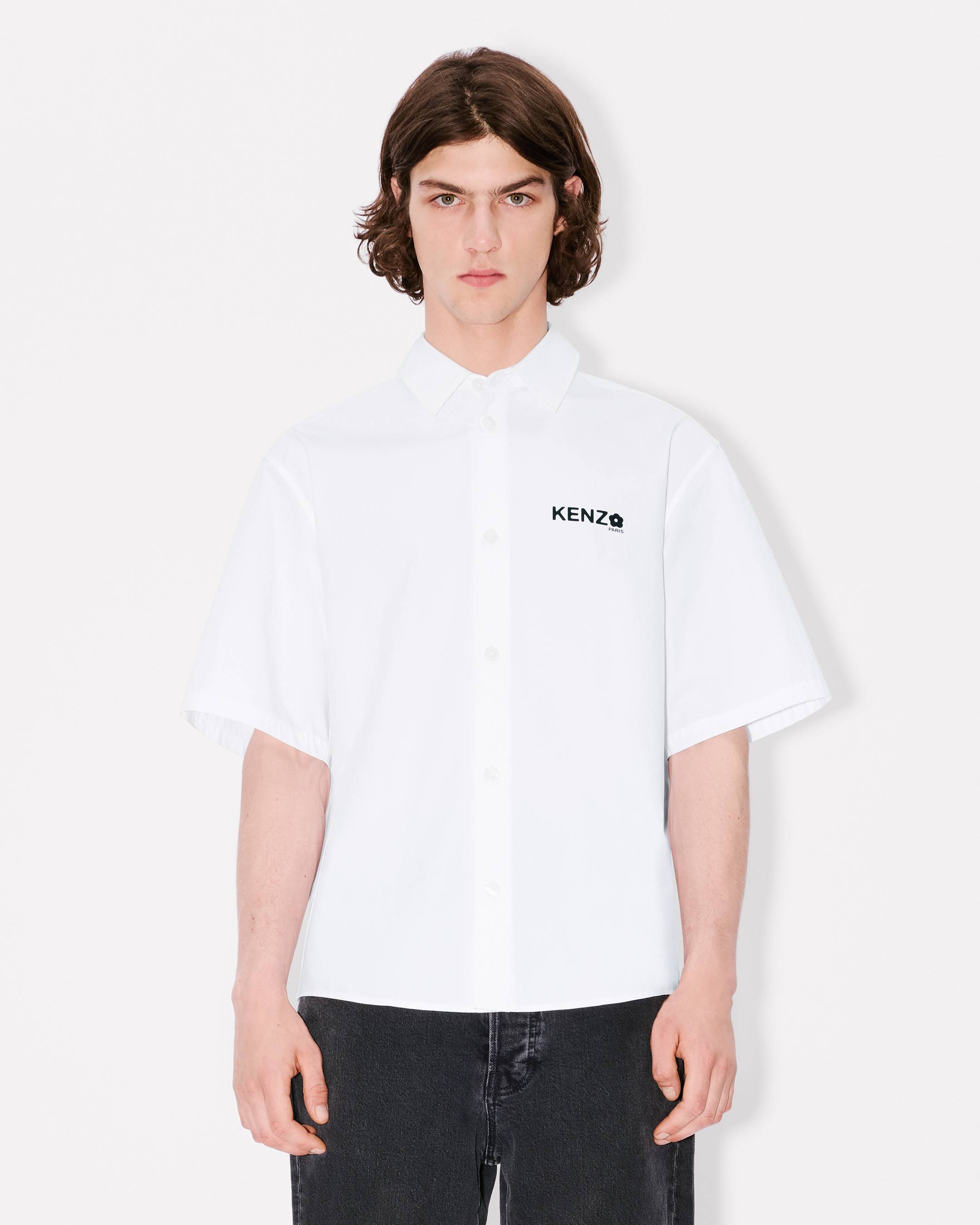 Kenzo Boke Flower 20 Shirt In Cotton Poplin