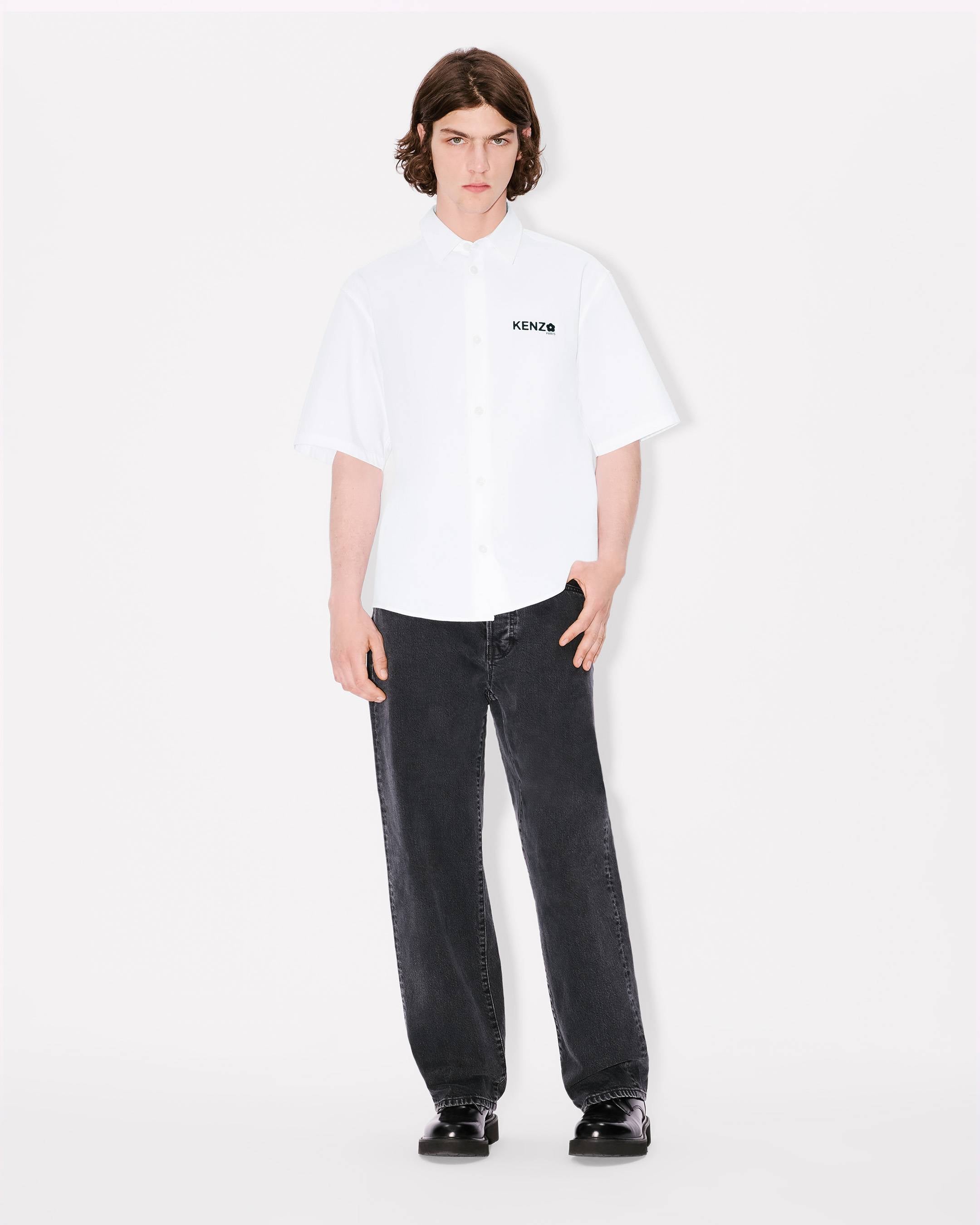 Kenzo Boke Flower 20 Shirt In Cotton Poplin