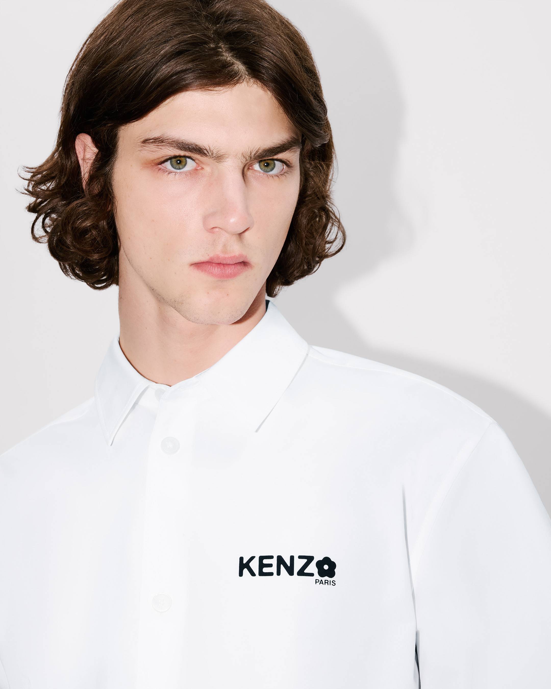 Kenzo Boke Flower 20 Shirt In Cotton Poplin