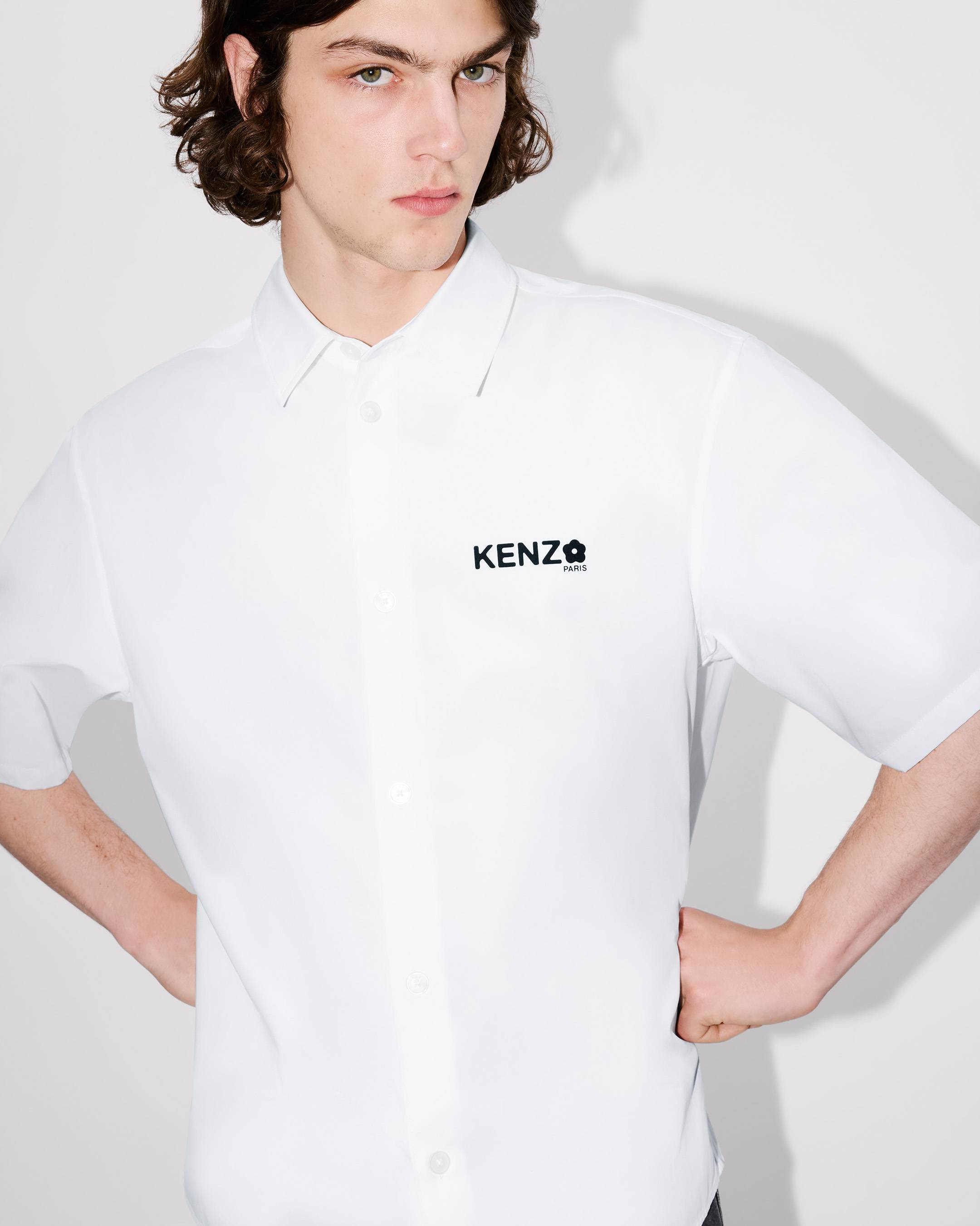 Kenzo Boke Flower 20 Shirt In Cotton Poplin