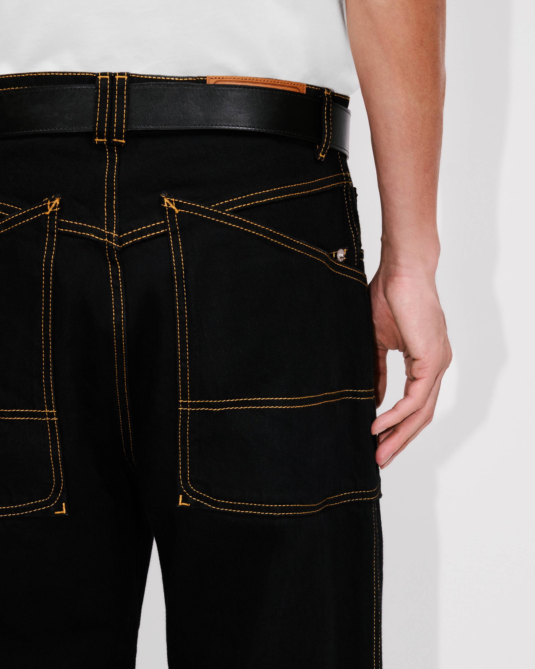Kenzo Cargo Jeans In Japanese Denim