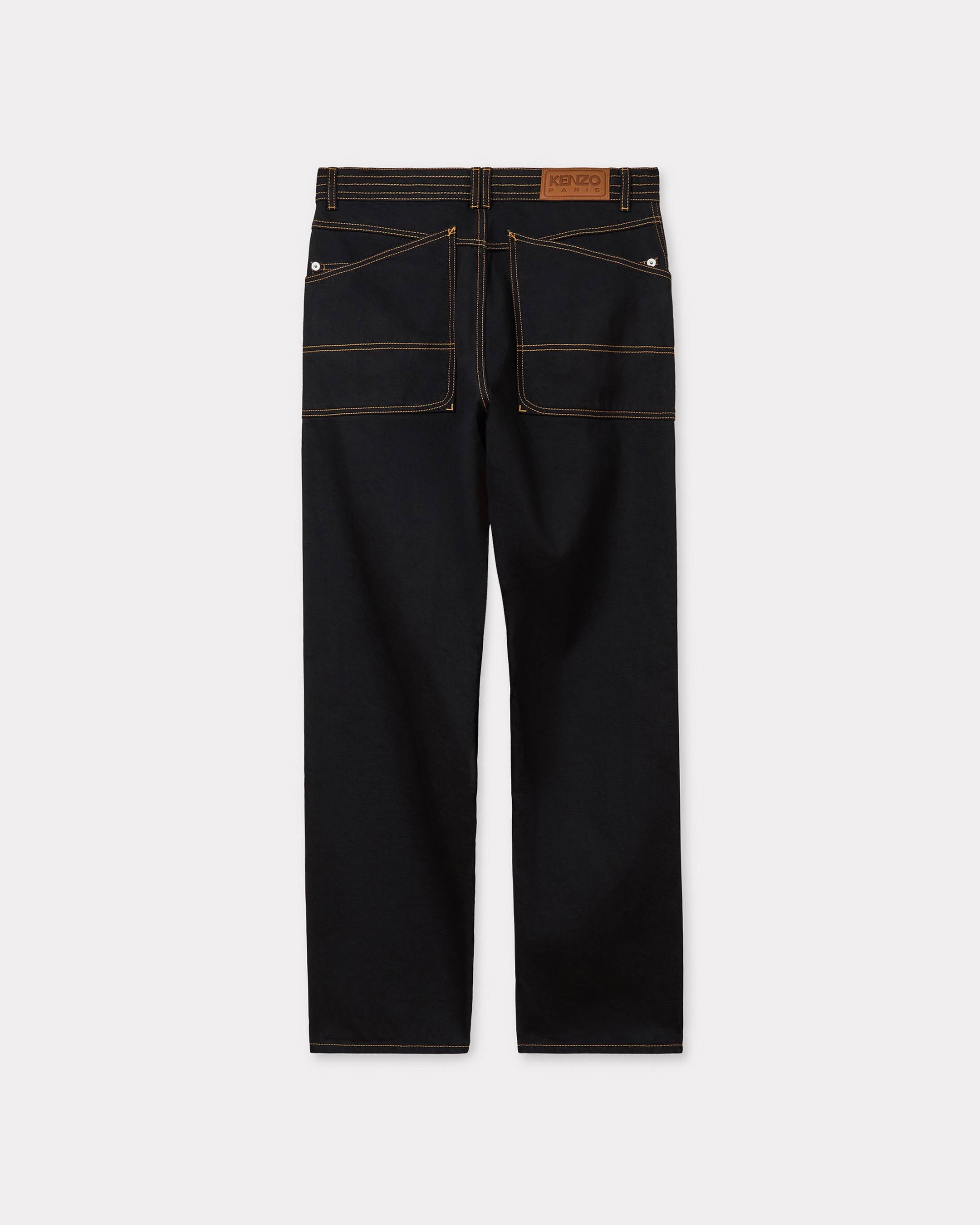 Kenzo Cargo Jeans In Japanese Denim