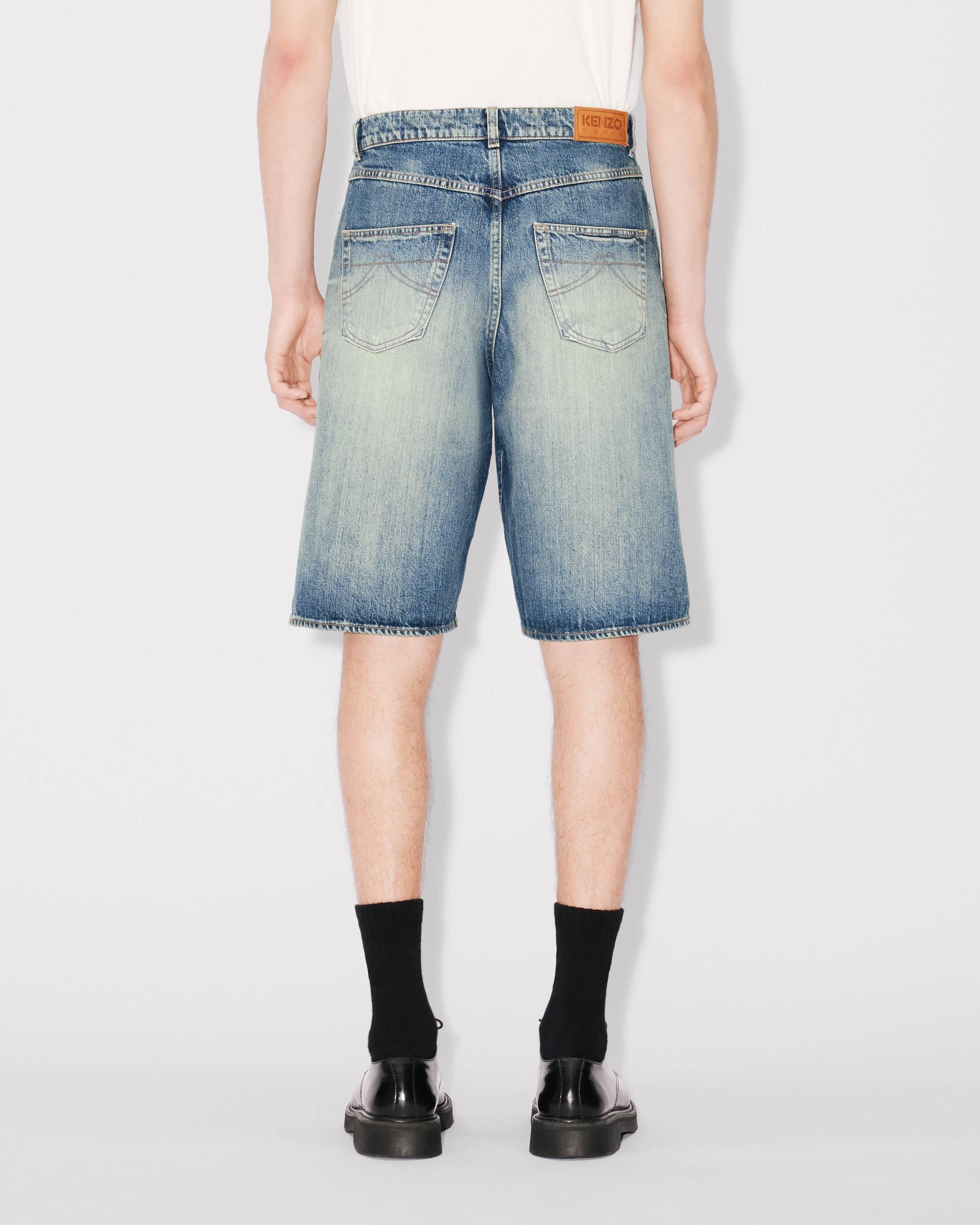 Kenzo Straight Short In Japanese Denim