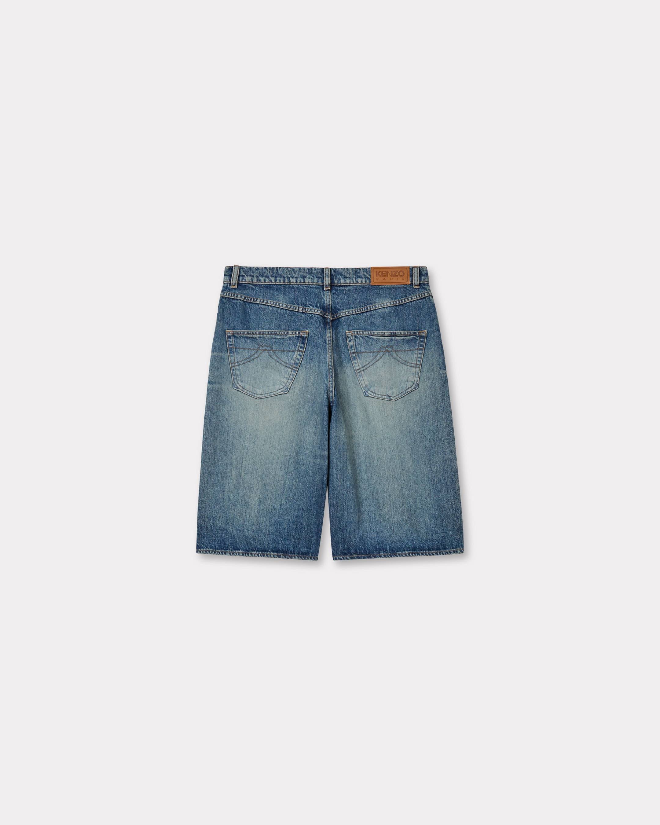 Kenzo Straight Short In Japanese Denim
