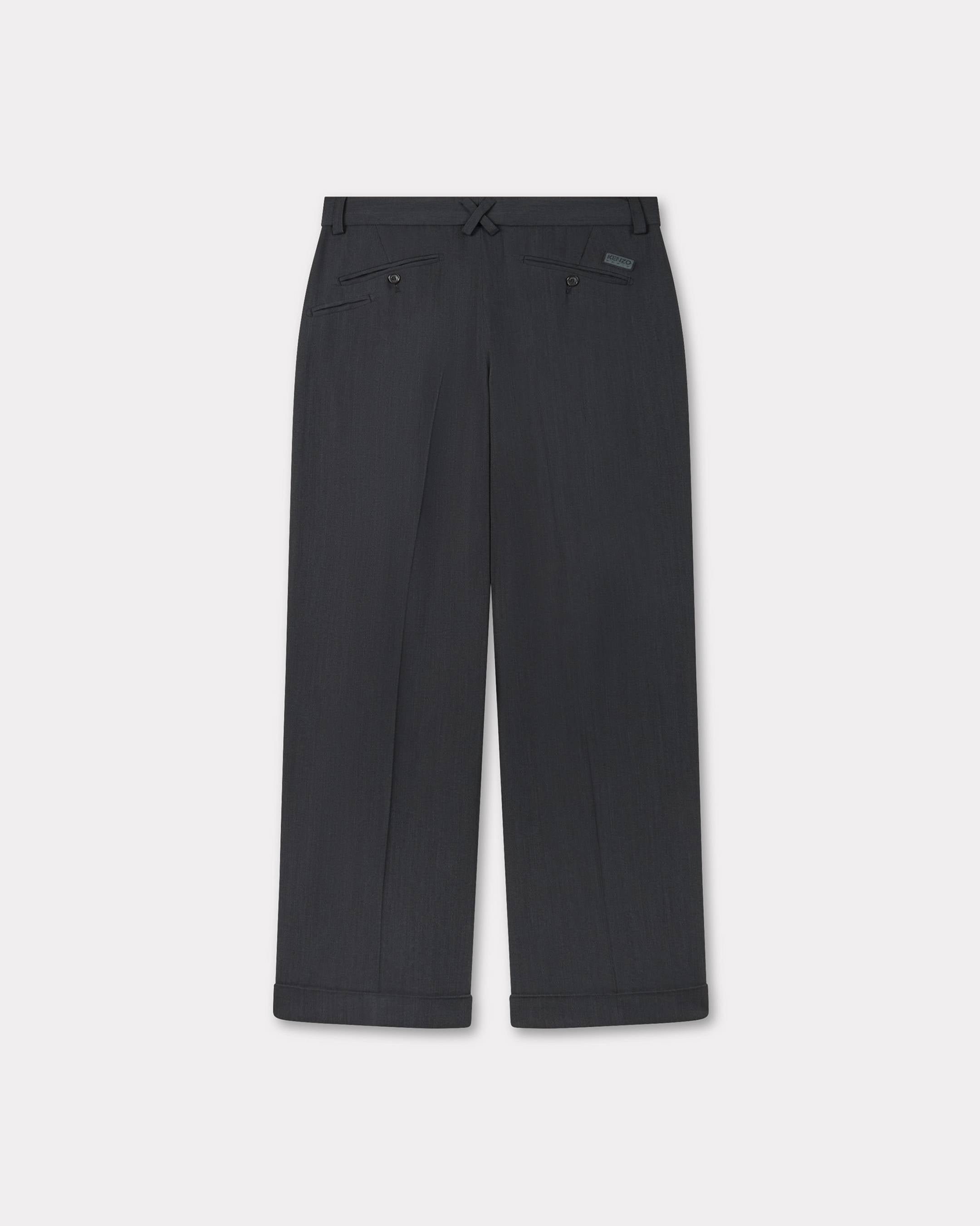 Kenzo Tailored Pants In Mixed Virgin Wool