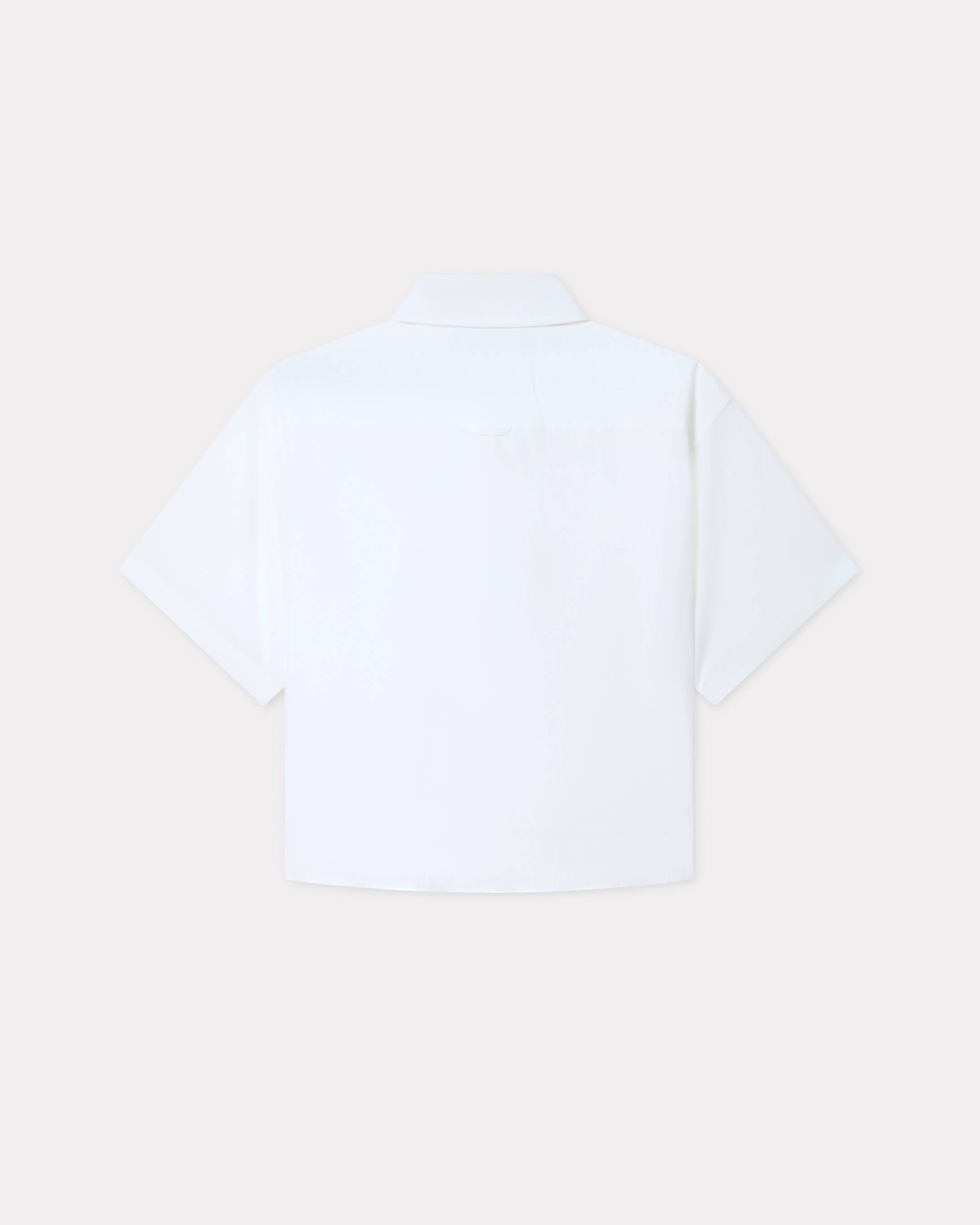 Kenzo Boke Flower 20 Short Dropped Shoulders Shirt In Cotton Poplin Women's
