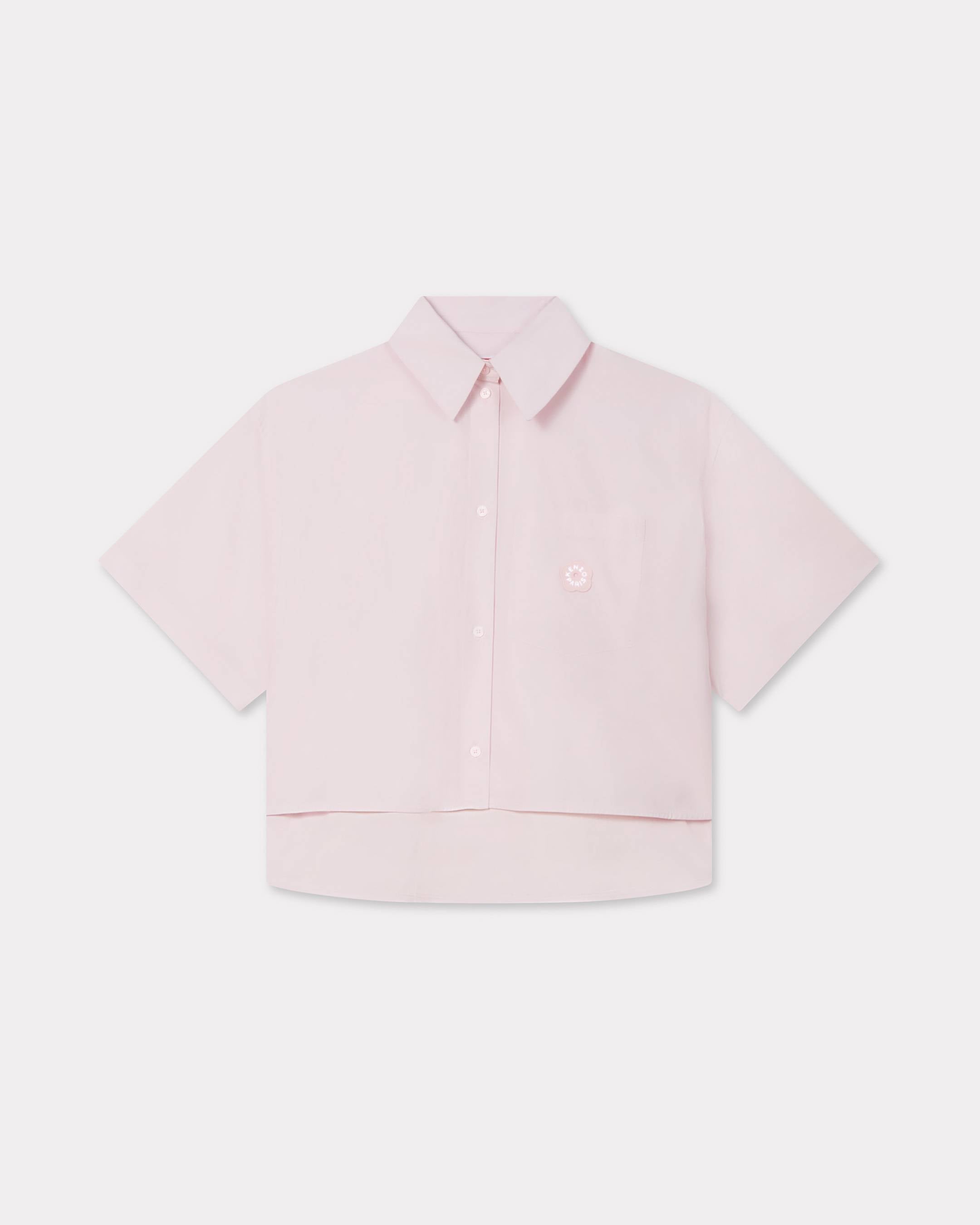 Kenzo Boke Flower 20 Short Dropped Shoulders Shirt In Cotton Poplin Women's