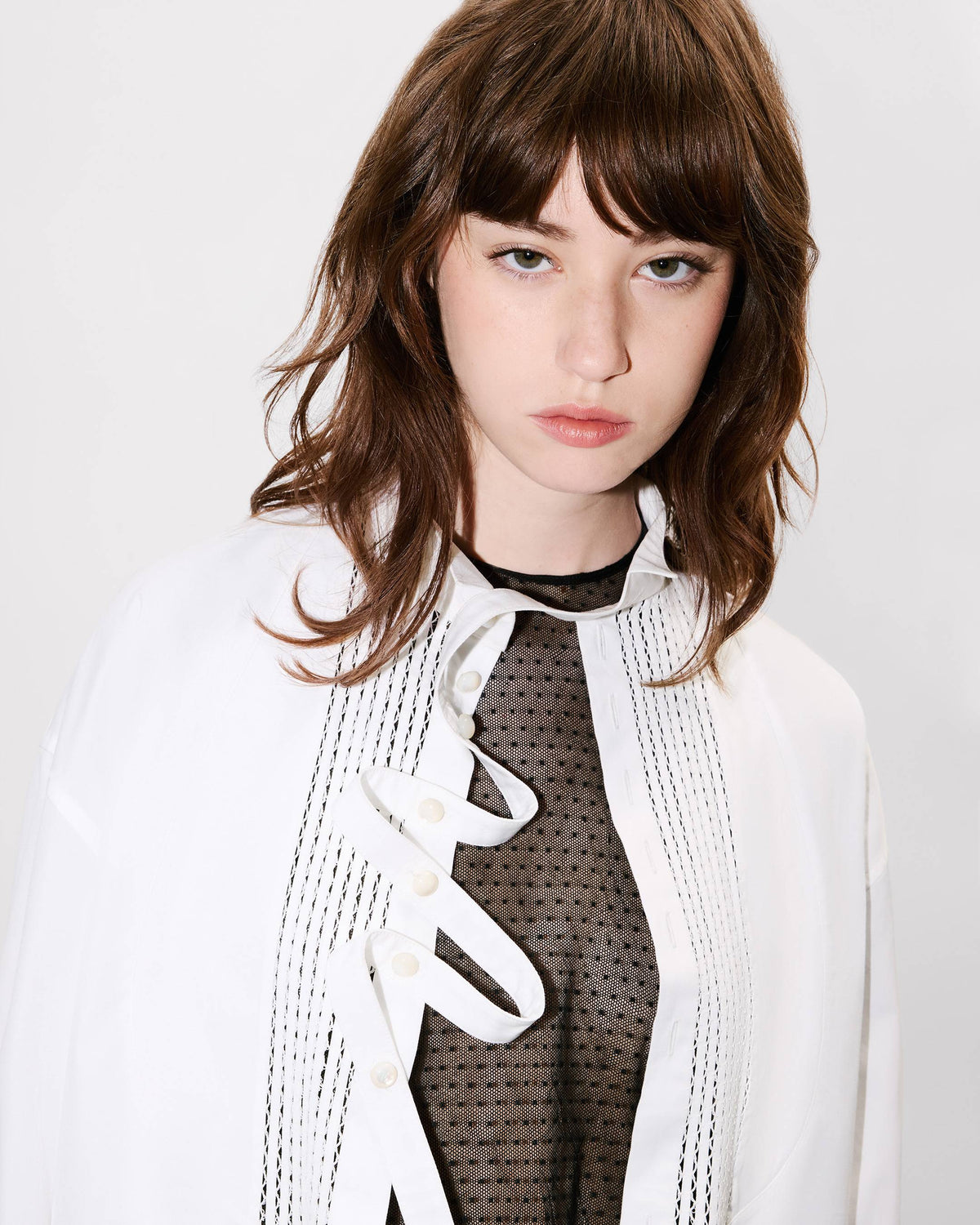 Kenzo Oversized Shirt In Cotton Poplin Women's