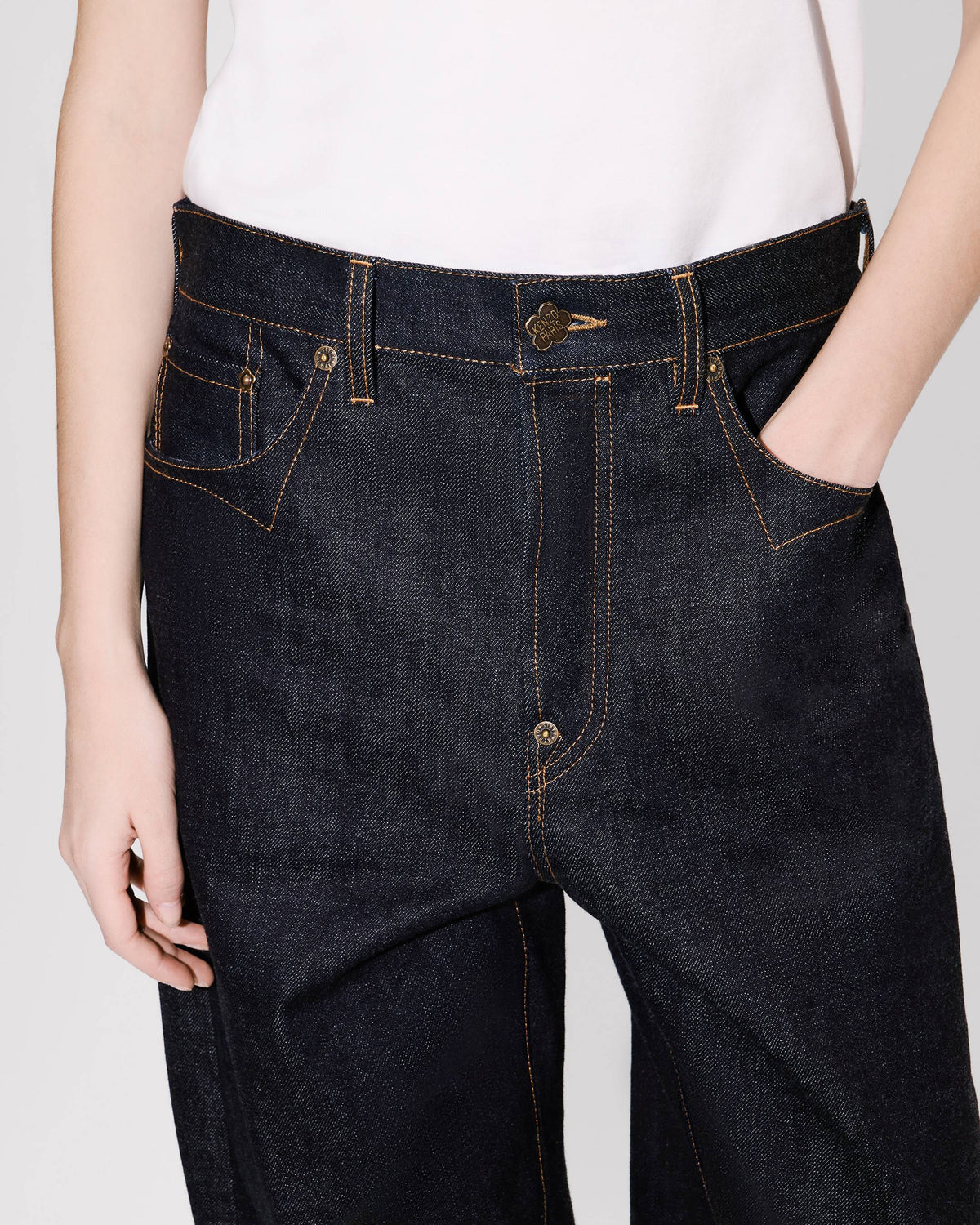 Kenzo Lowwaist Jeans In Japanese Denim Women's