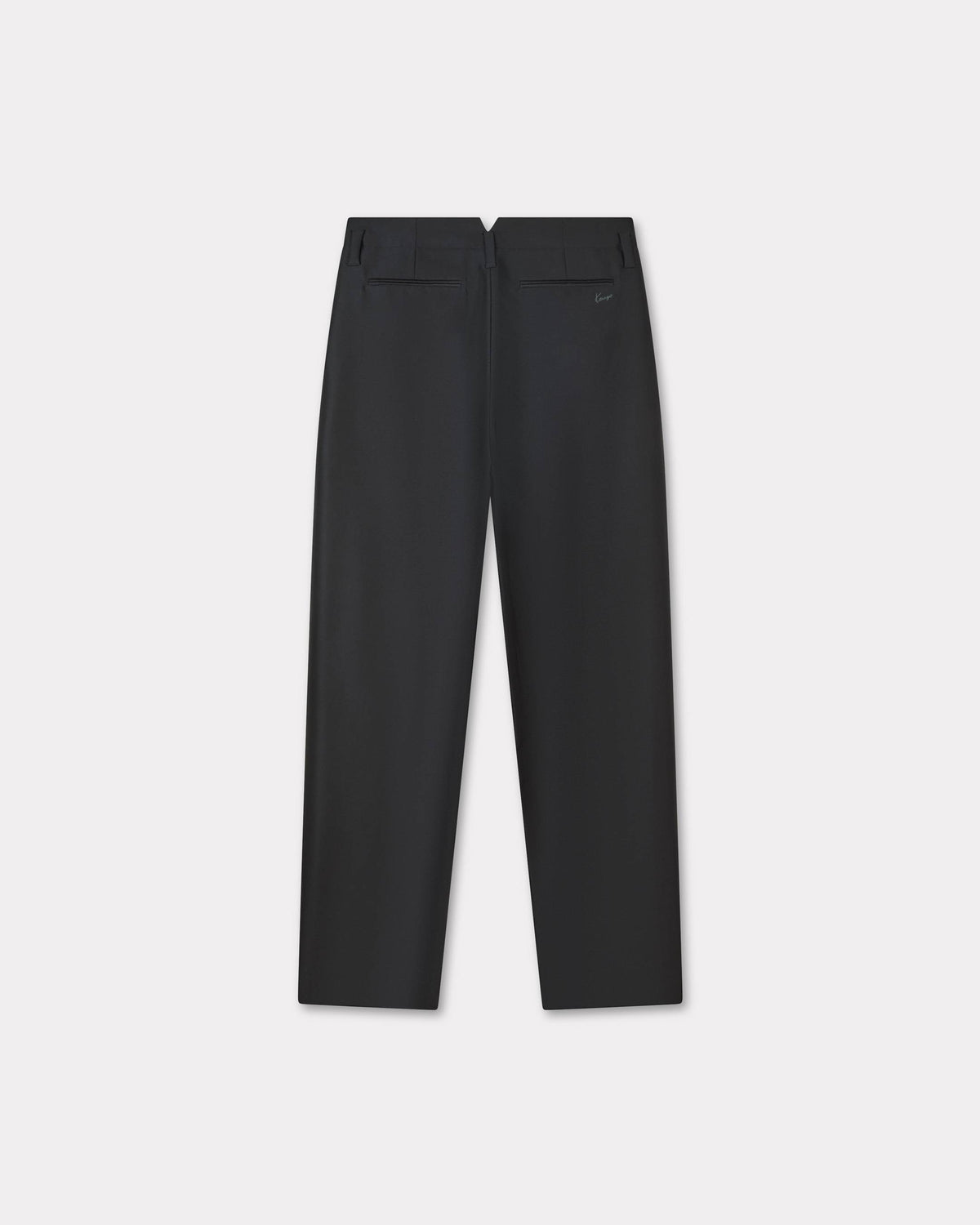 Kenzo Tailored Plaited Pants In Virgin Wool And Silk Women's