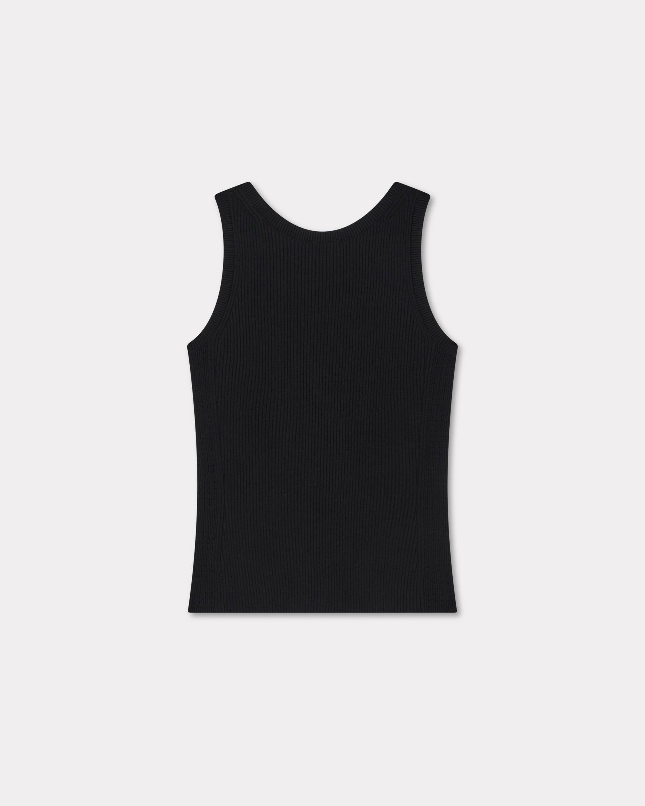 Kenzo Boke Flower 20 Embroidered Tank Top In Mixed Viscose Women's