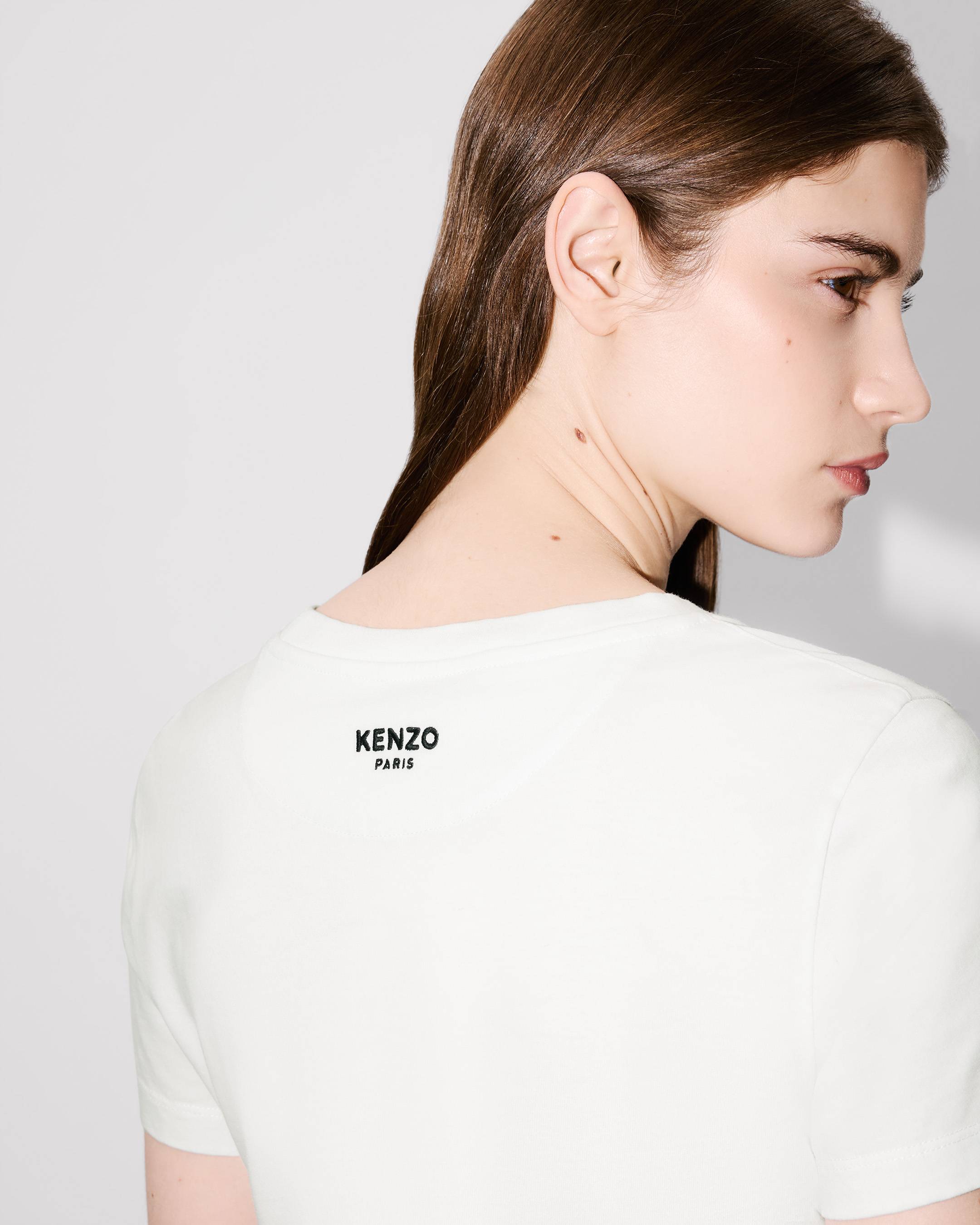 Kenzo Boke Flower Embroidered Tshirt In Cotton Women's