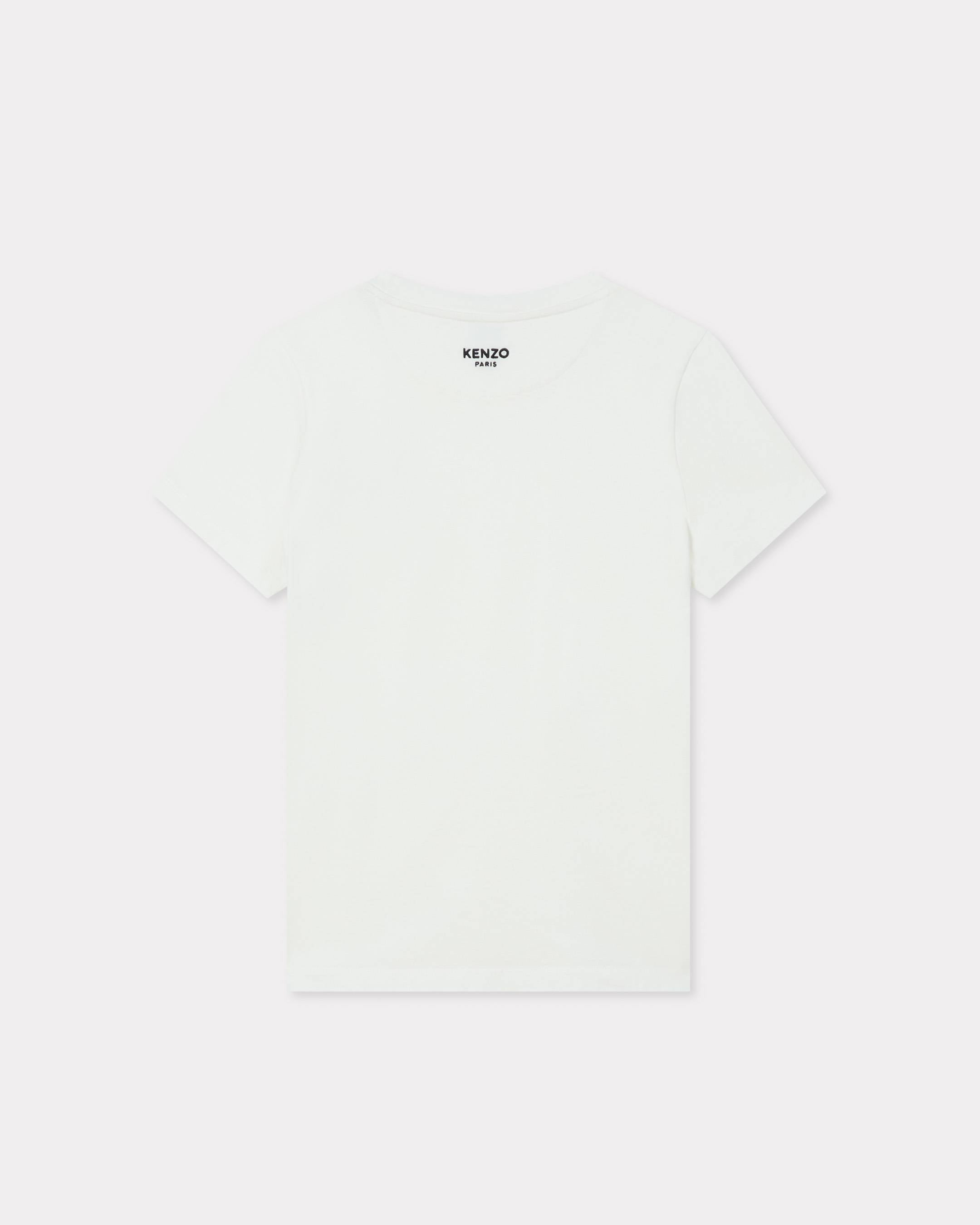 Kenzo Boke Flower Embroidered Tshirt In Cotton Women's
