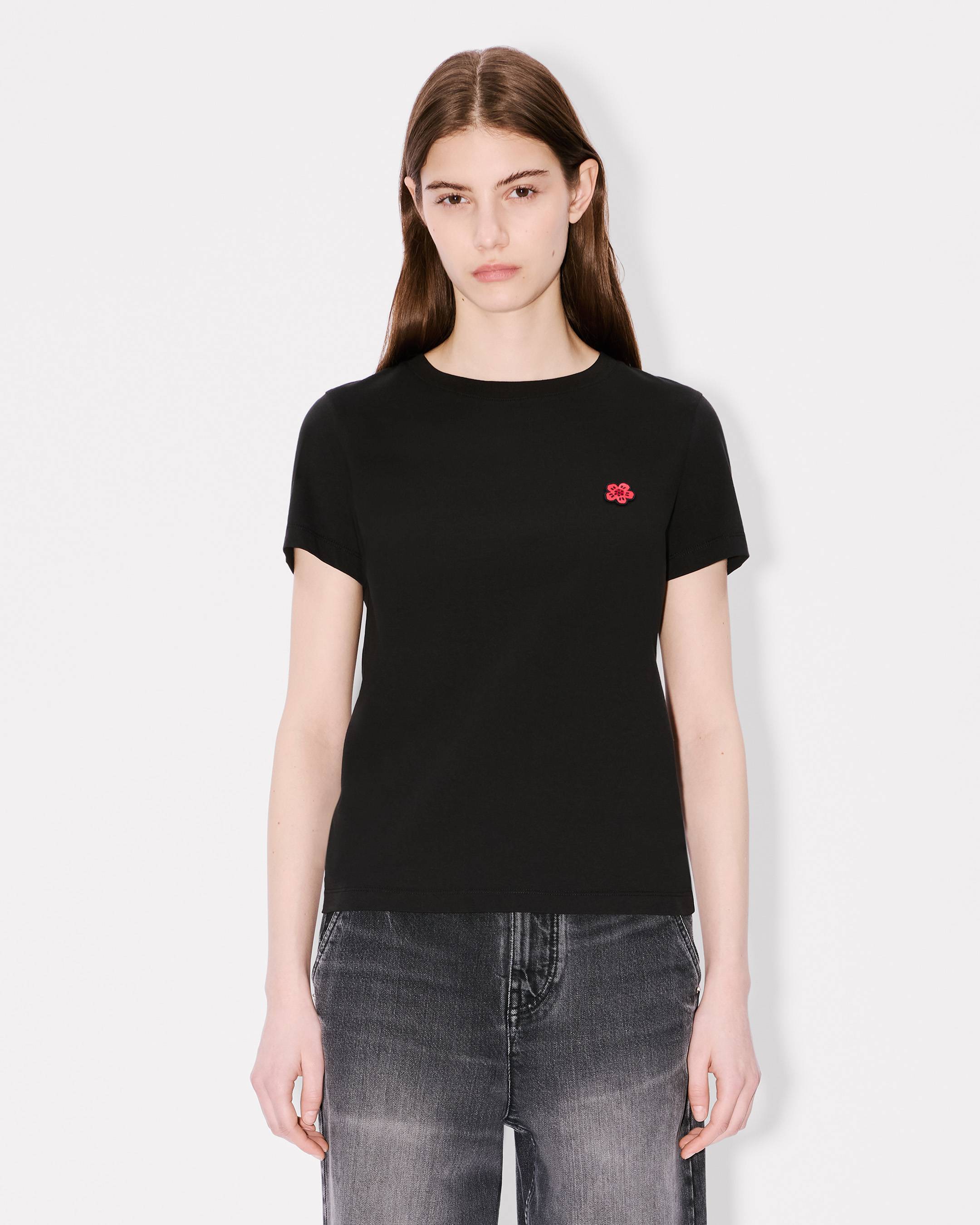 Kenzo Boke Flower Embroidered Tshirt In Cotton Women's