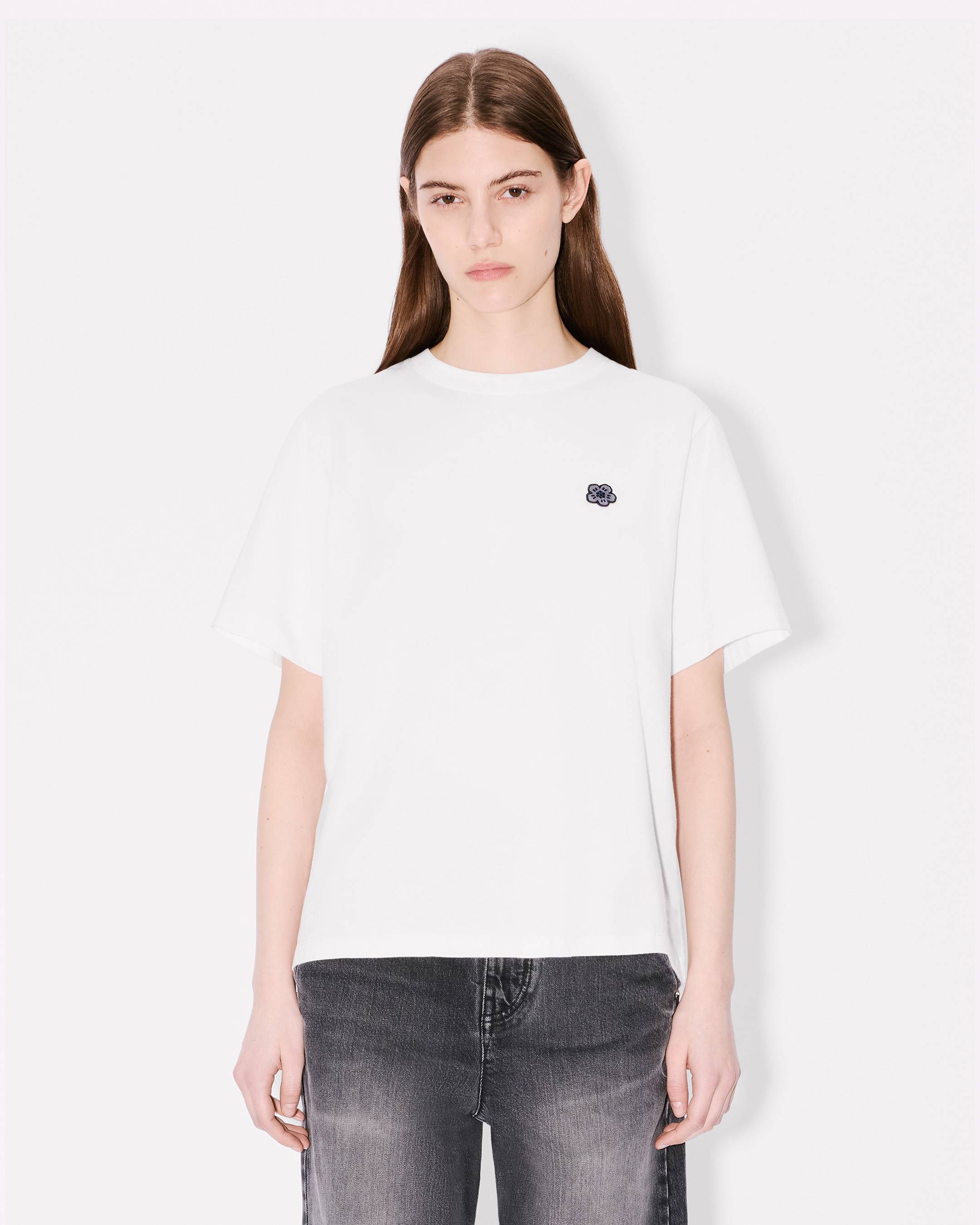 Kenzo Boke Flower Embroidered Relax Tshirt Women's