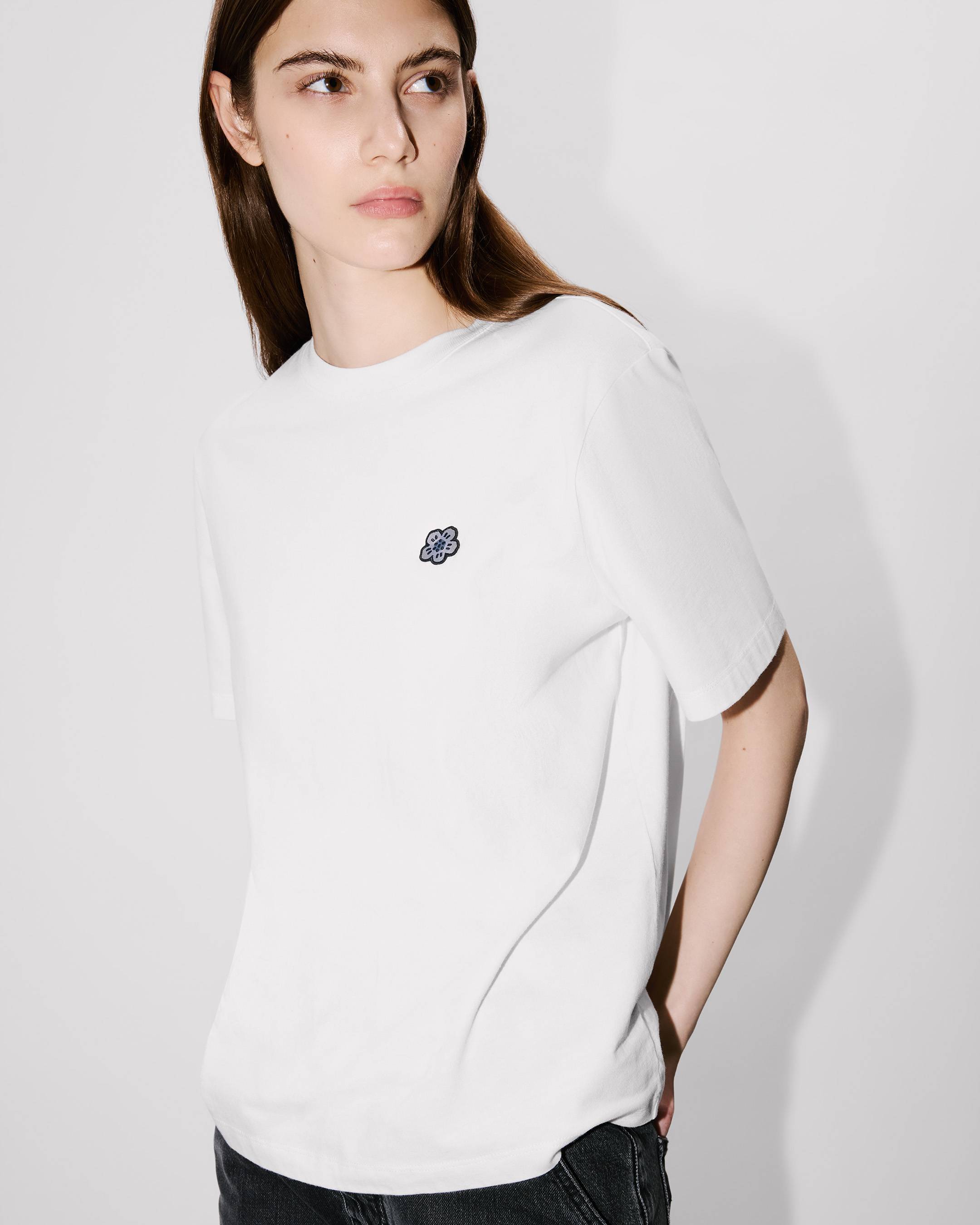 Kenzo Boke Flower Embroidered Relax Tshirt Women's