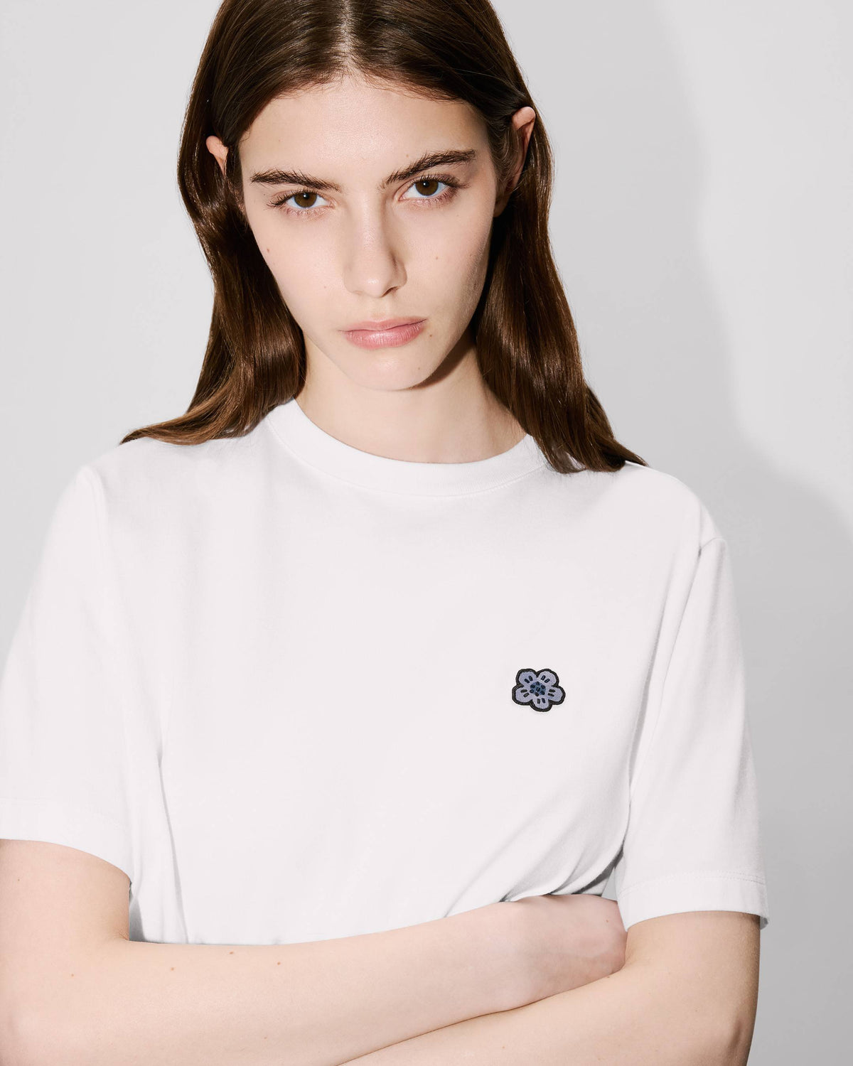 Kenzo Boke Flower Embroidered Relax Tshirt Women's