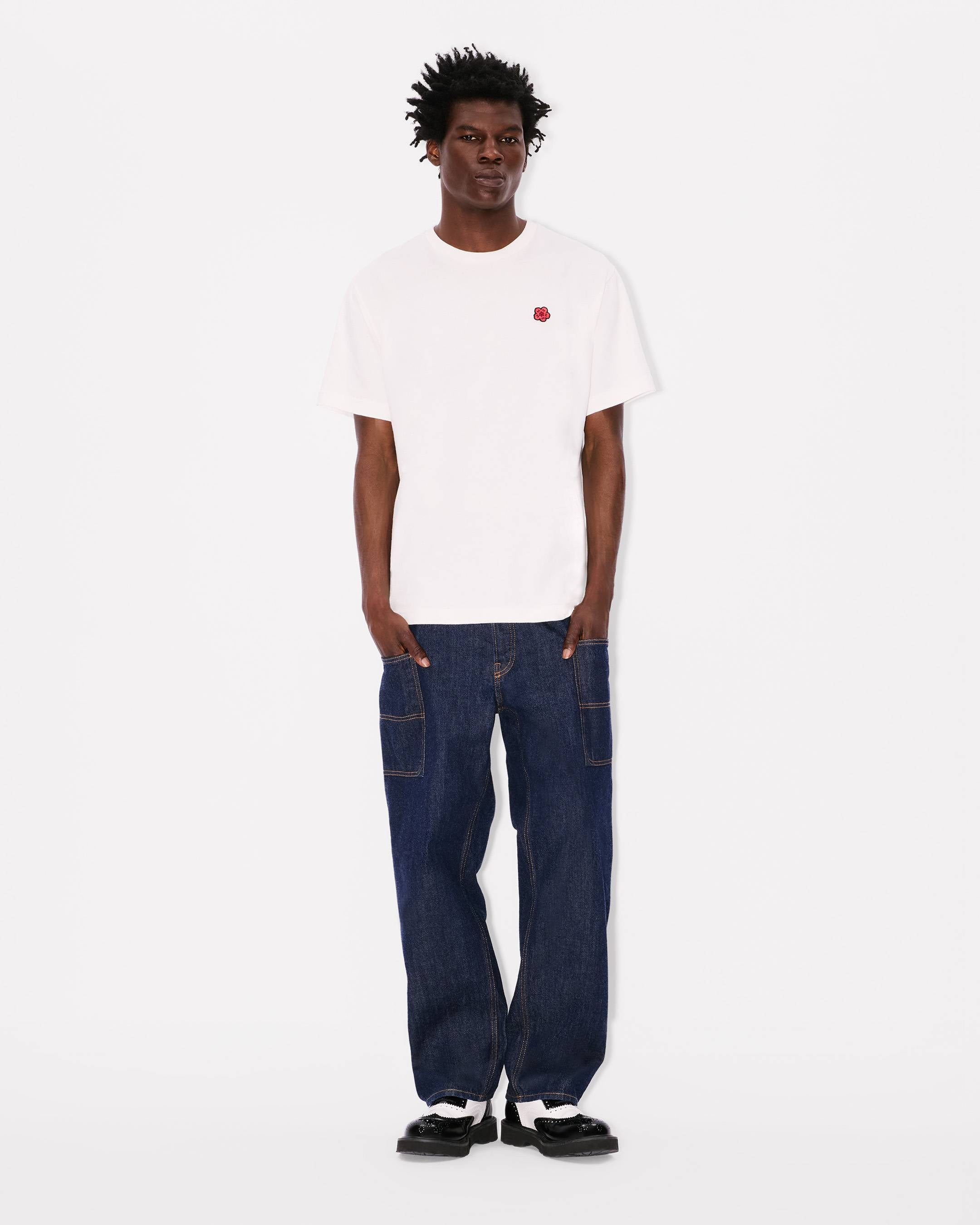 Kenzo Cargo Monkey Fit Jeans In Japanese Denim