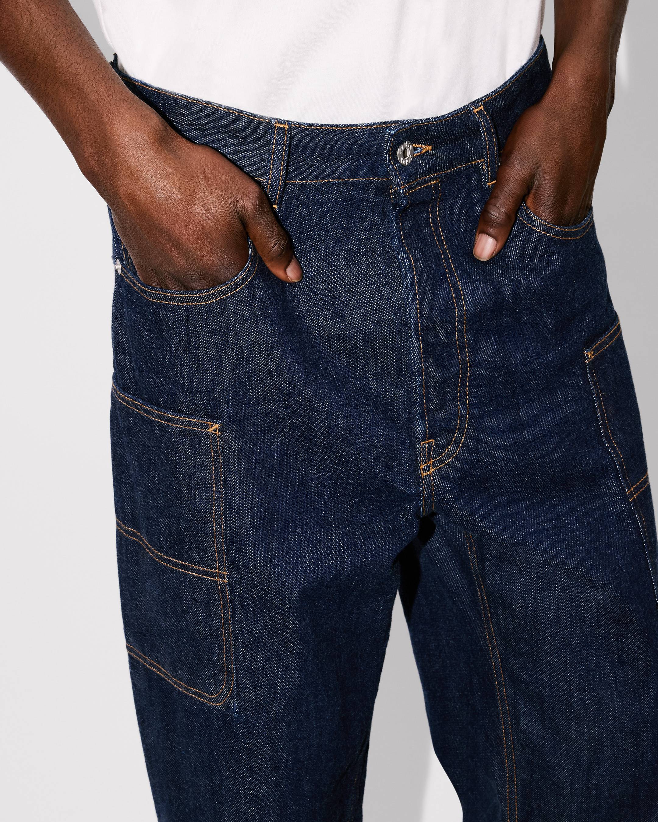 Kenzo Cargo Monkey Fit Jeans In Japanese Denim