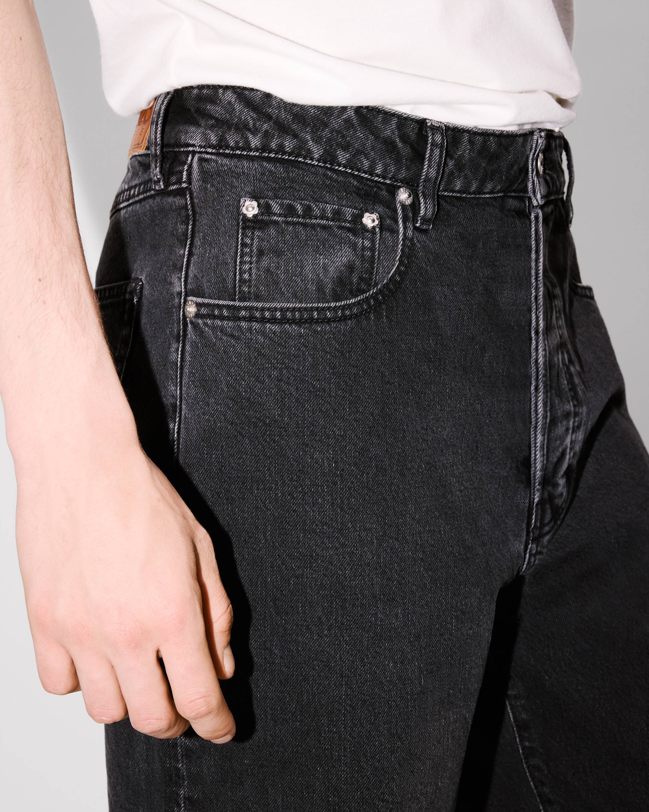 Kenzo Botan Loose Fit Jeans In Japanese Denim