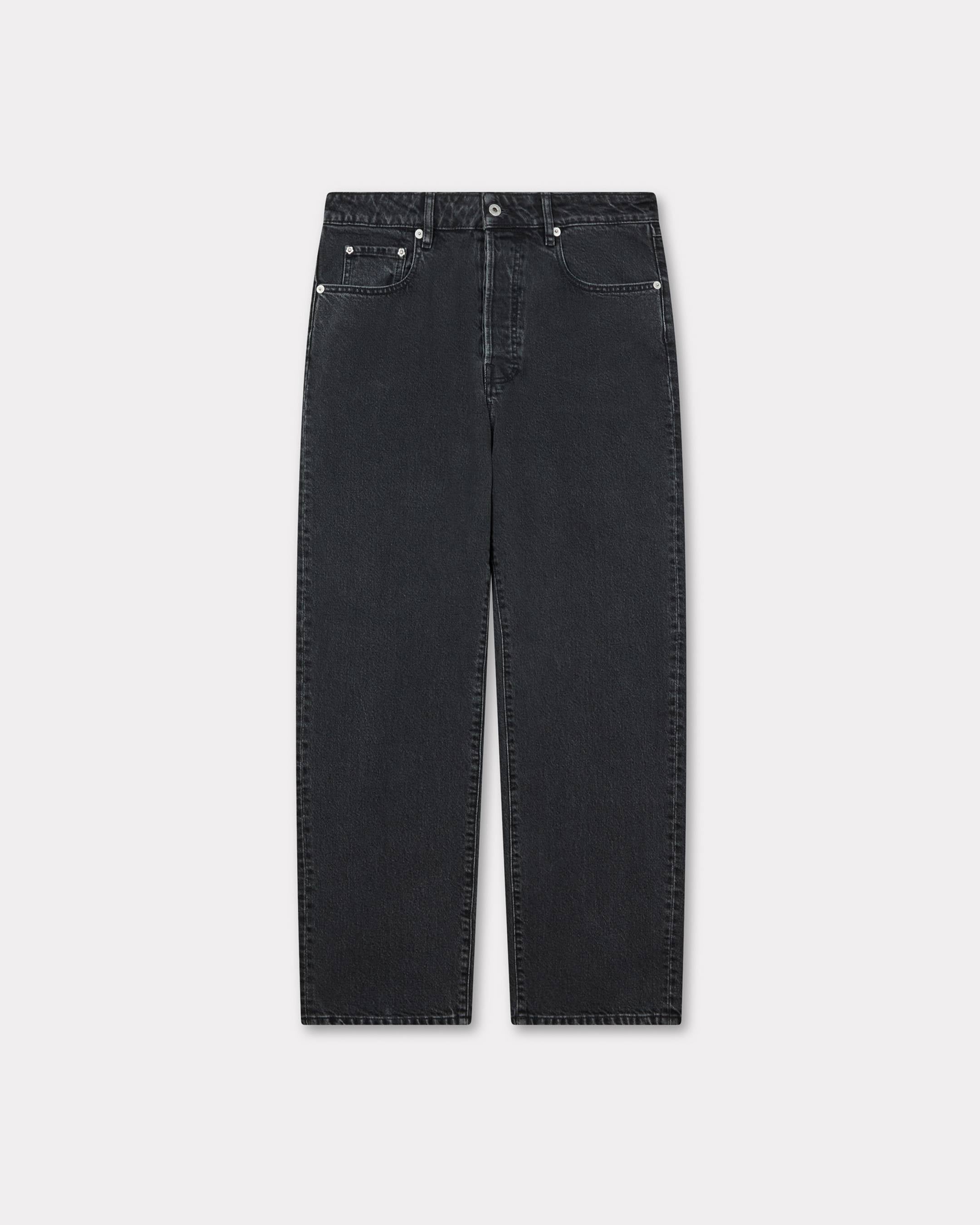 Kenzo Botan Loose Fit Jeans In Japanese Denim