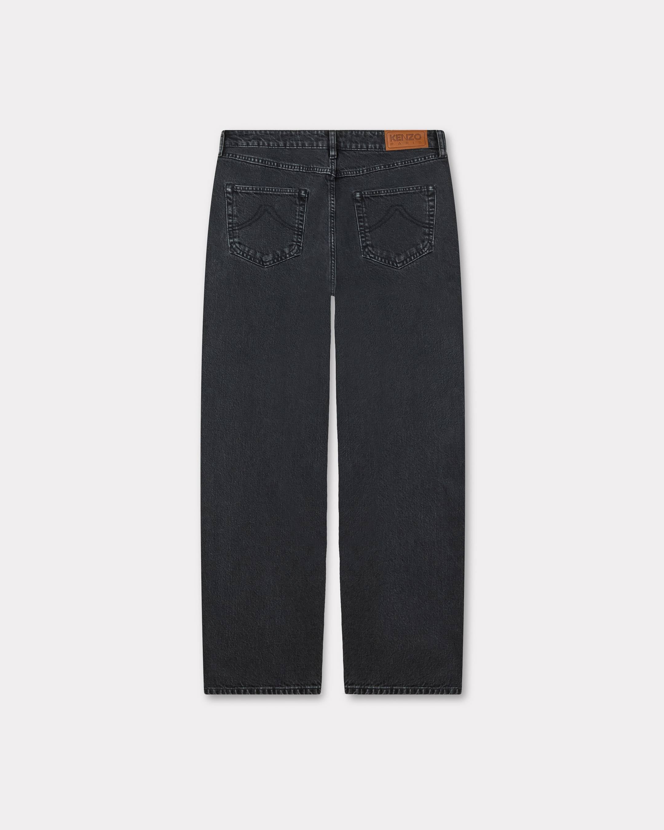 Kenzo Botan Loose Fit Jeans In Japanese Denim