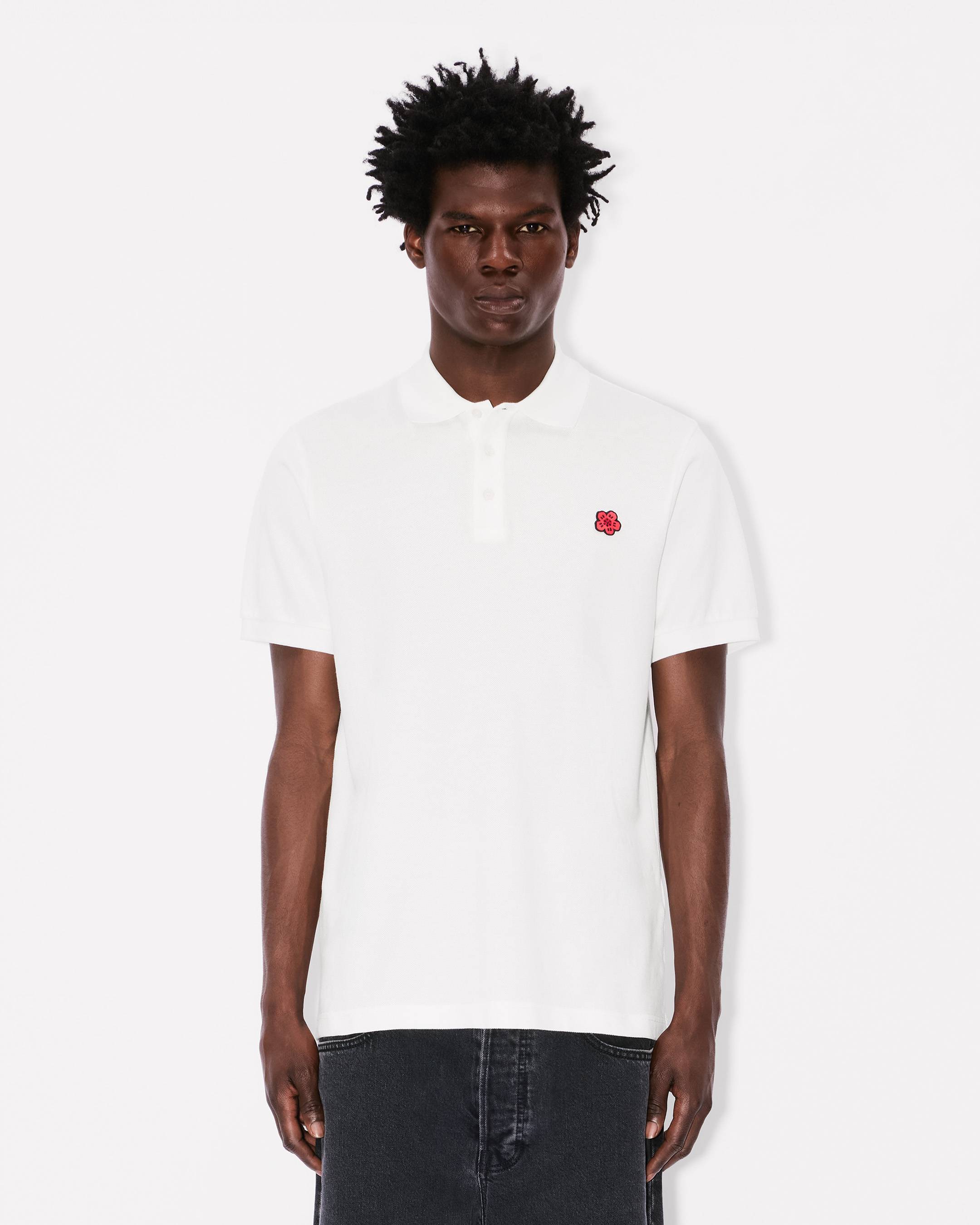 Kenzo Boke Flower Slim Polo In Cotton