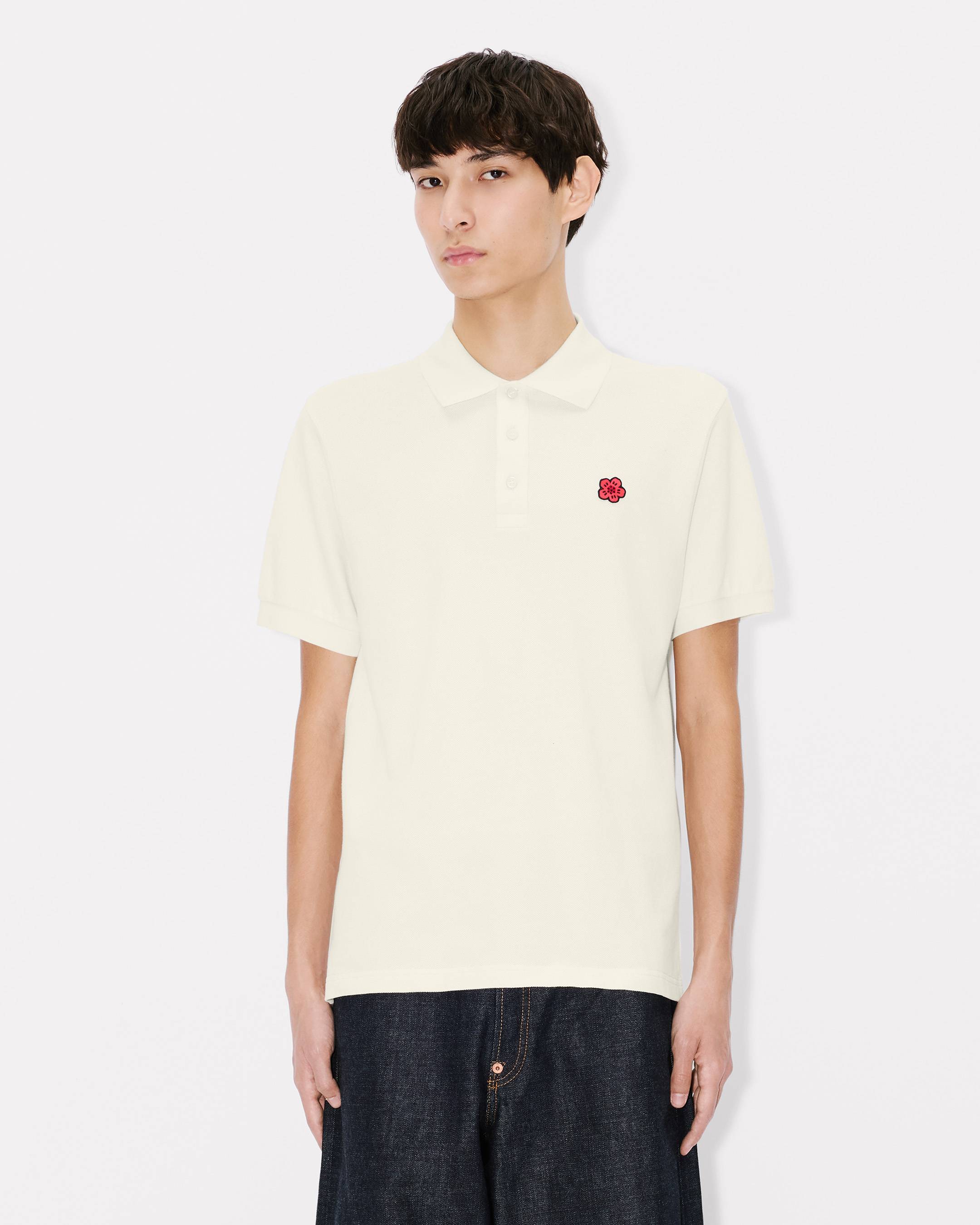 Kenzo Boke Flower Slim Polo In Cotton