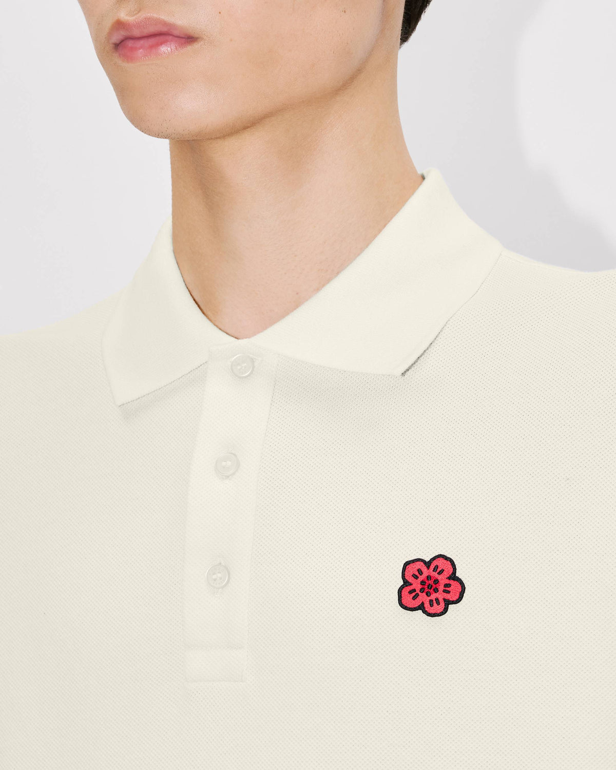 Kenzo Boke Flower Slim Polo In Cotton