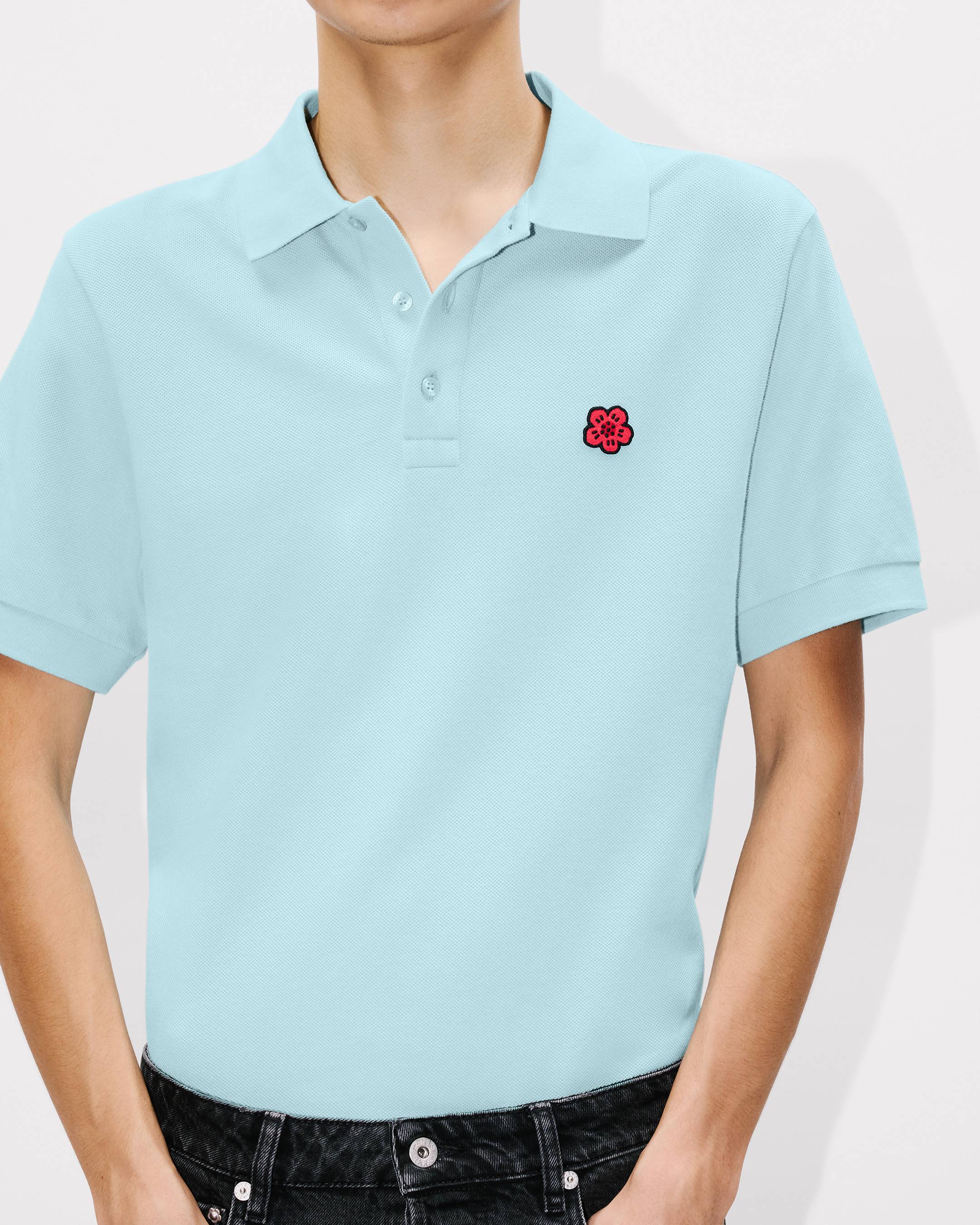 Kenzo Boke Flower Slim Polo In Cotton