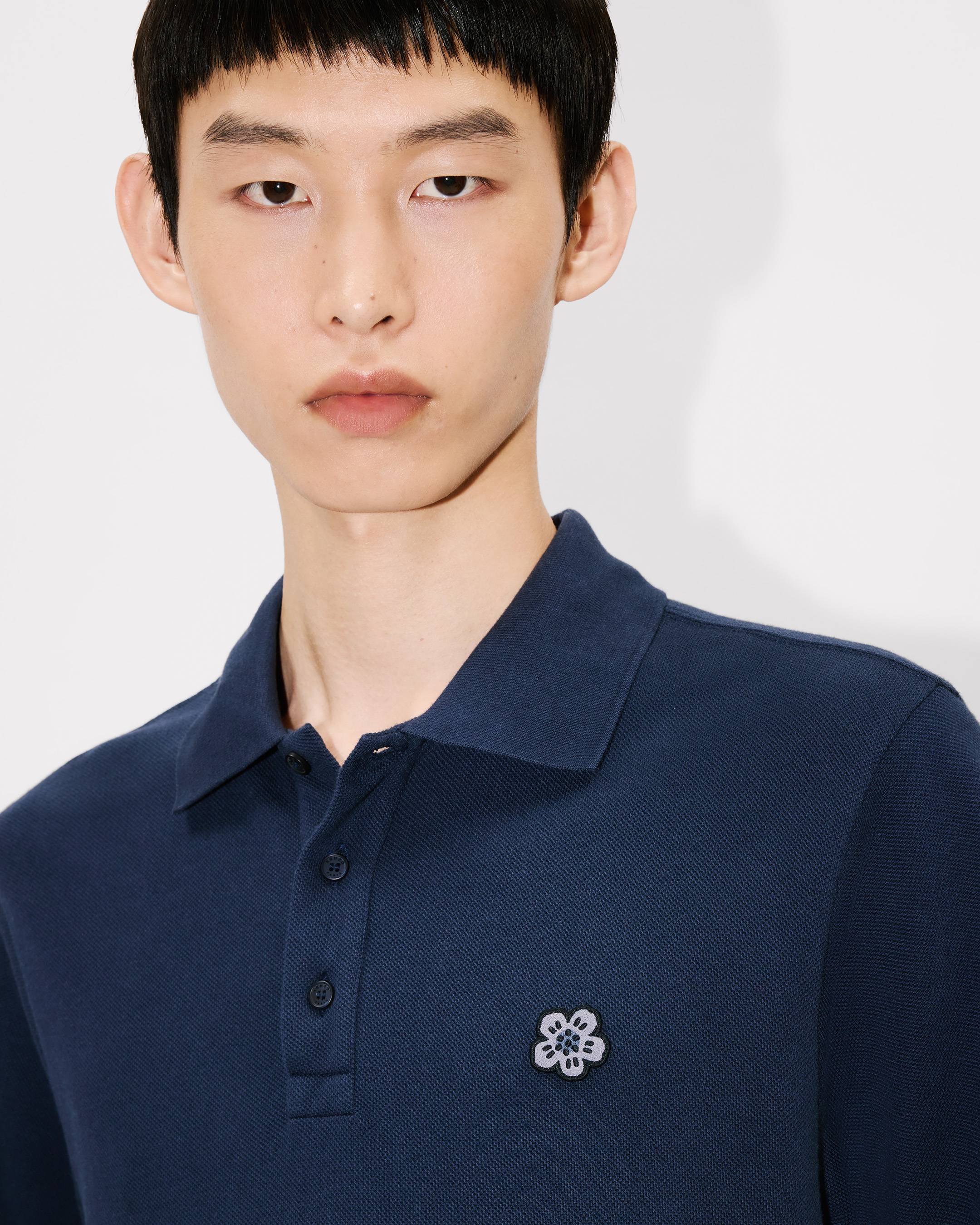 Kenzo Boke Flower Slim Polo In Cotton