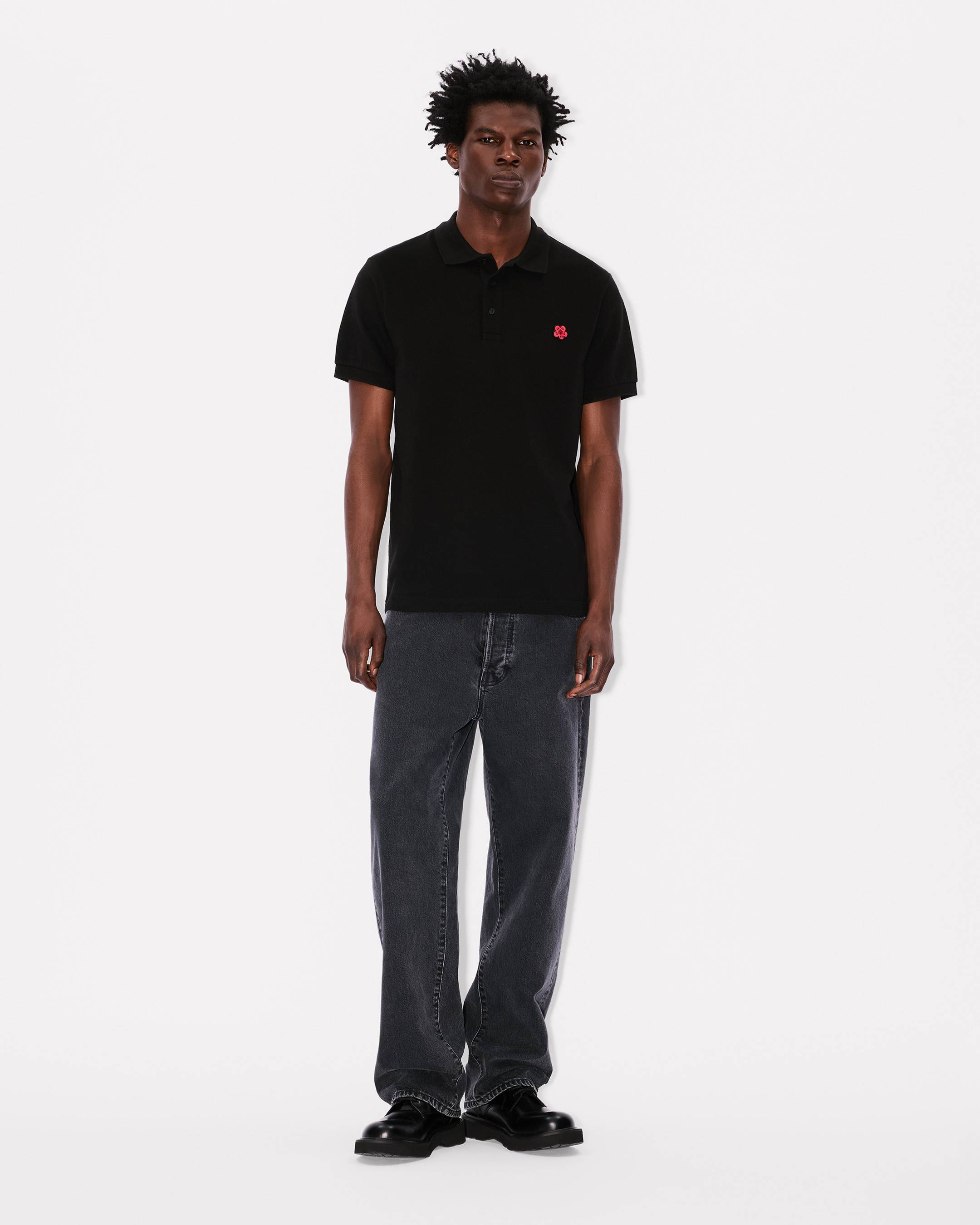 Kenzo Boke Flower Slim Polo In Cotton