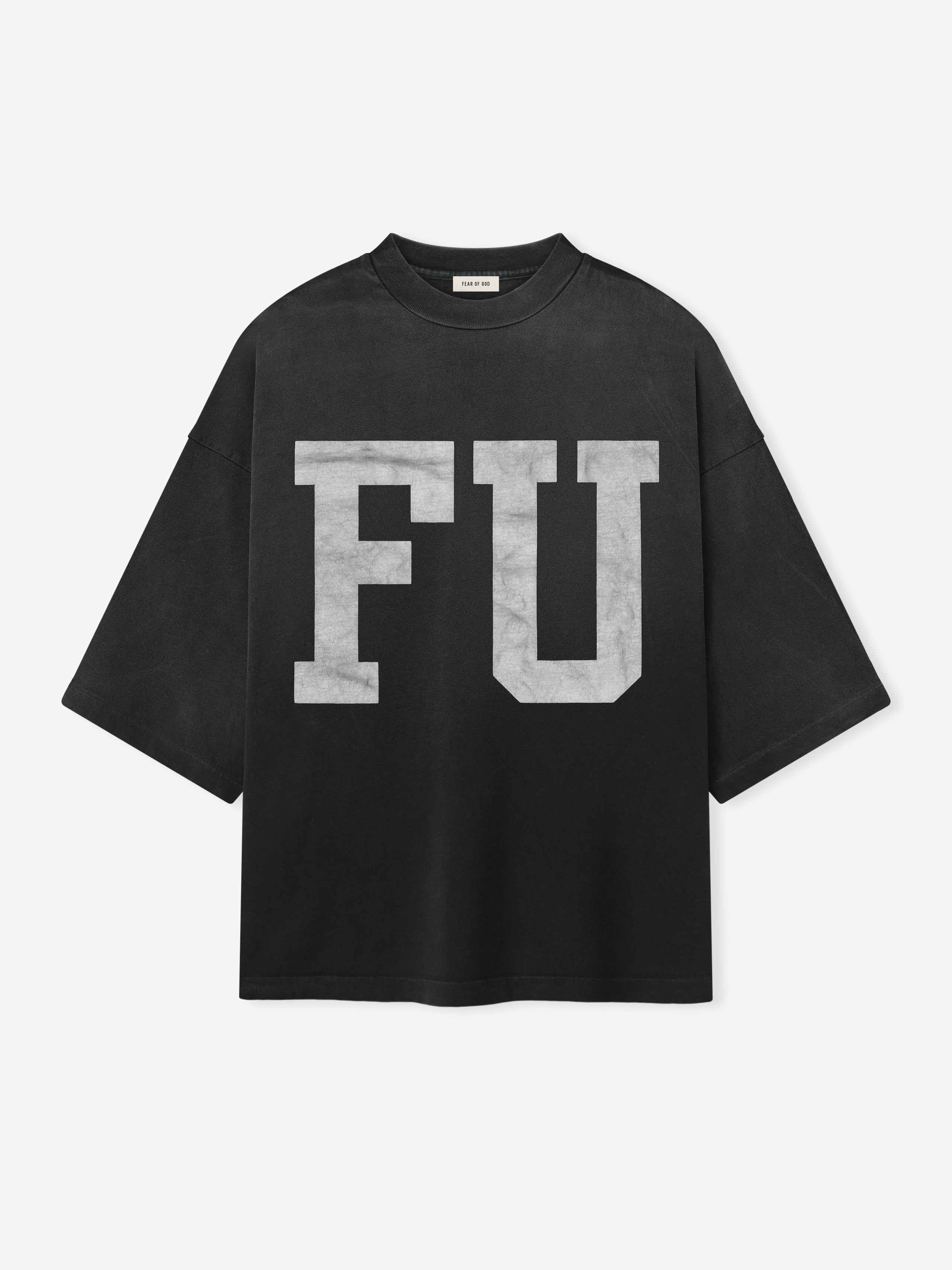 Essentials Relaxed Fu Educate Tee Black