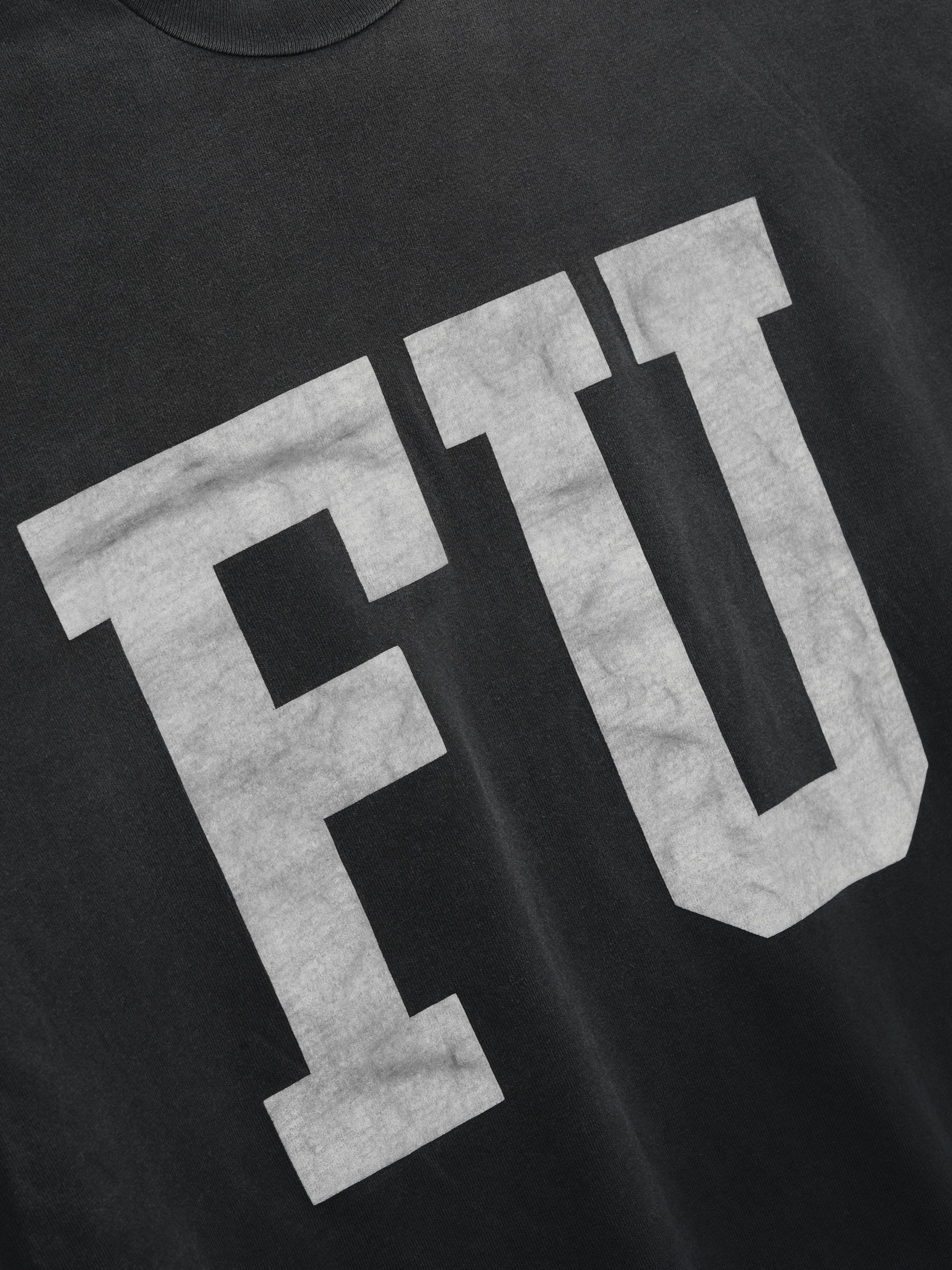 Essentials Relaxed Fu Educate Tee Black