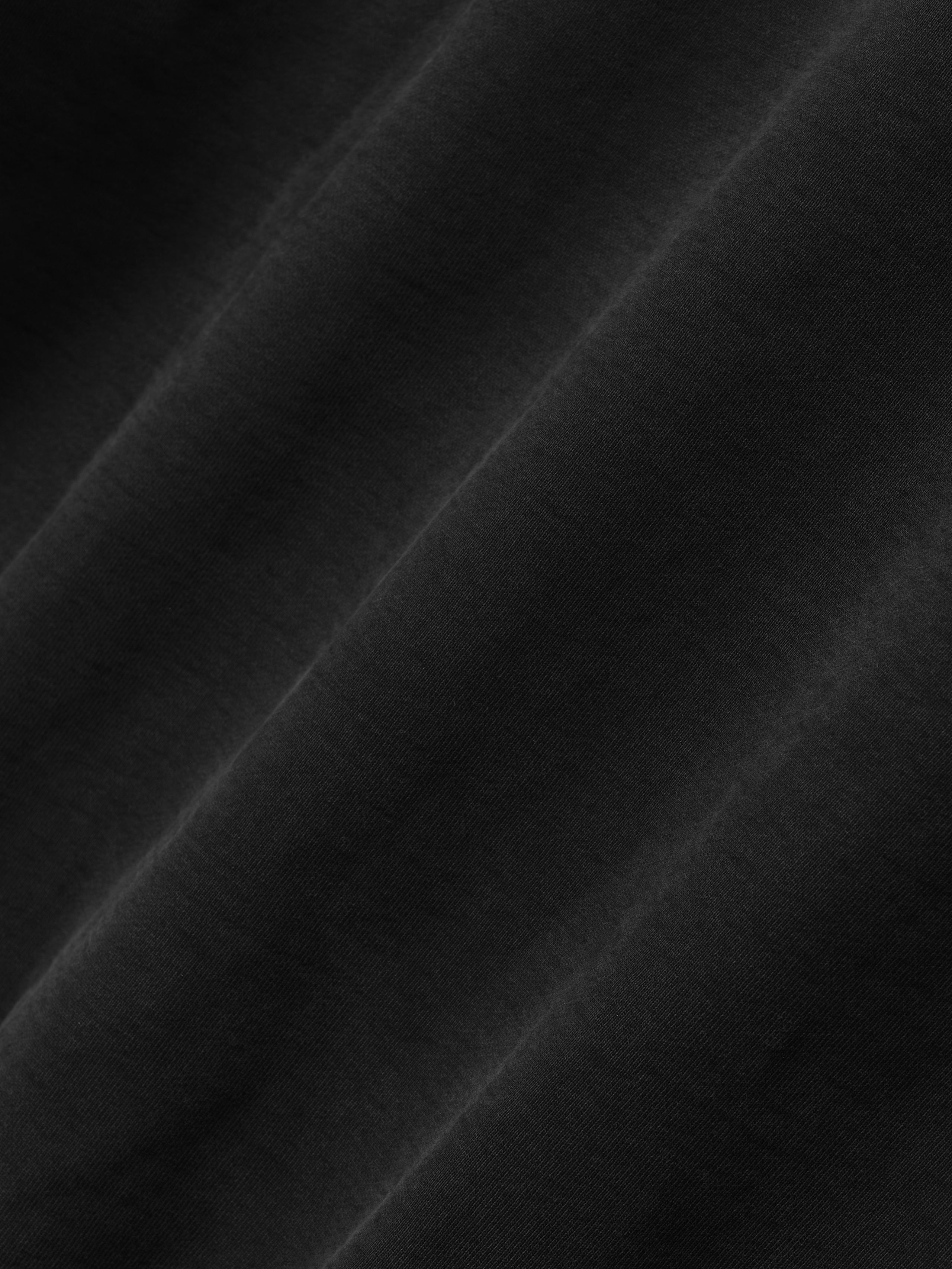 Essentials Washed Hoodie Black