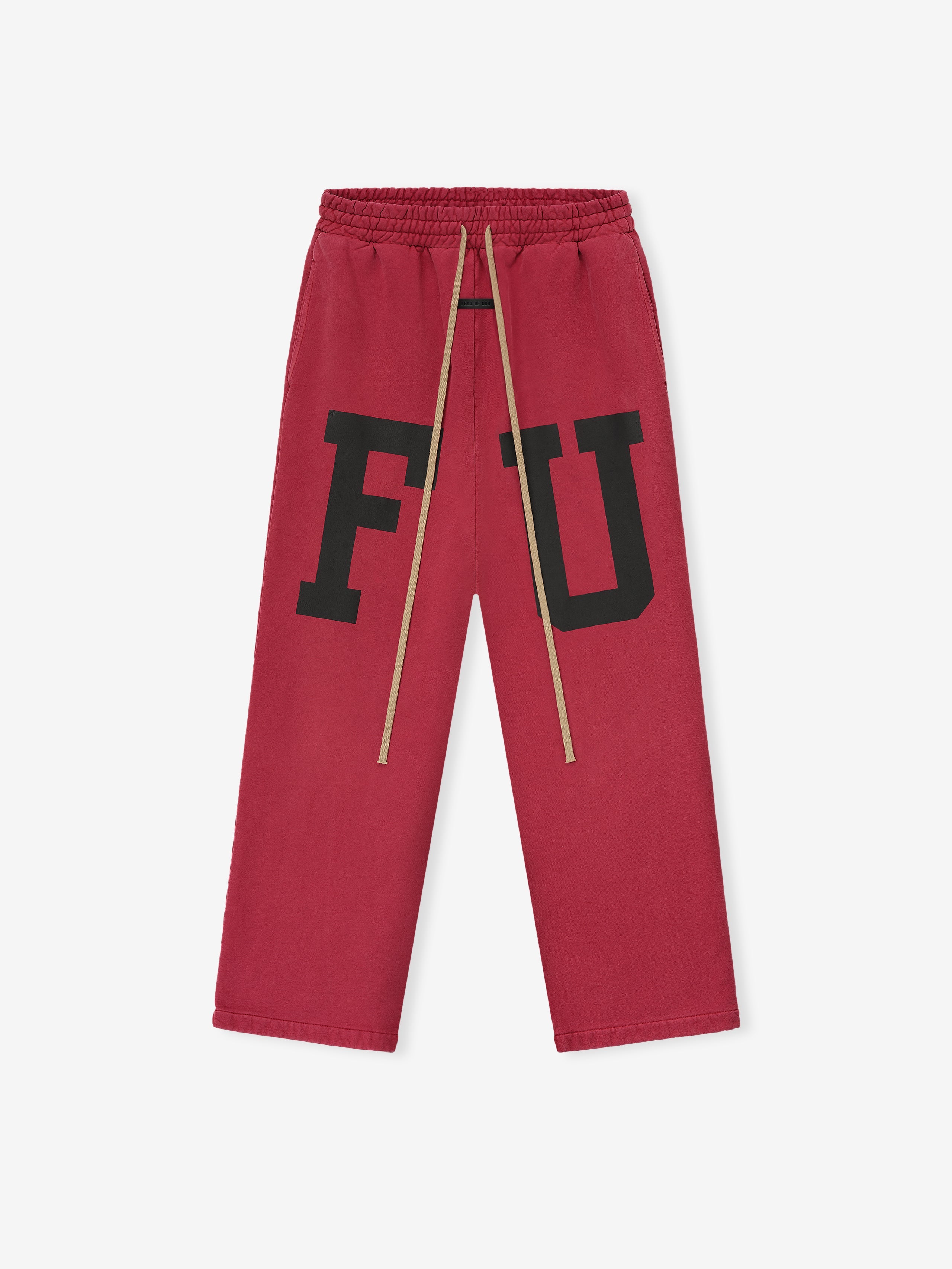 Essentials Wide Leg Fu Sweatpant Red/Black