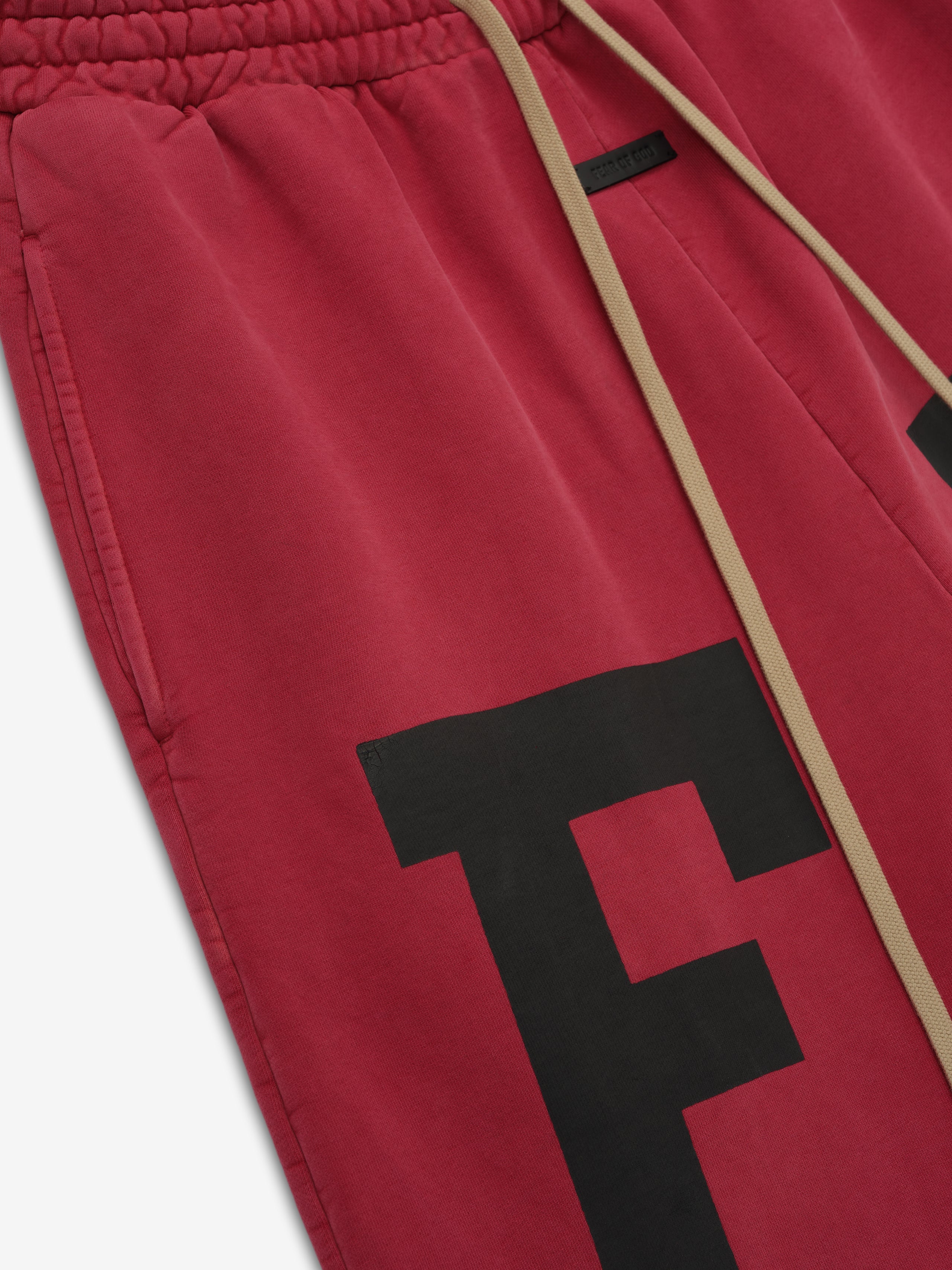 Essentials Wide Leg Fu Sweatpant Red/Black