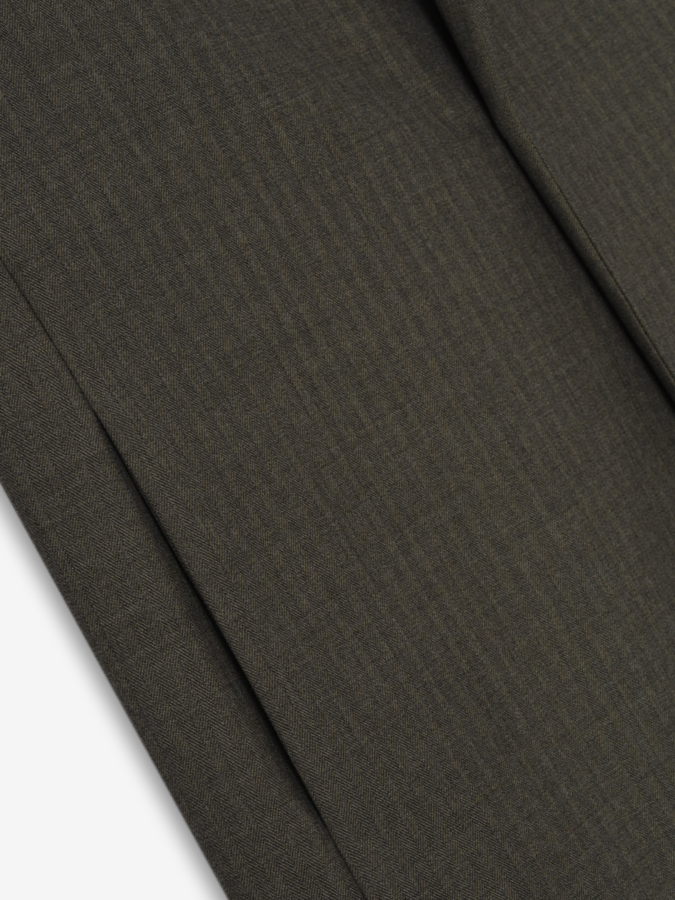 Essentials Chevron Wool Single Breasted Blazer Iron Chevron